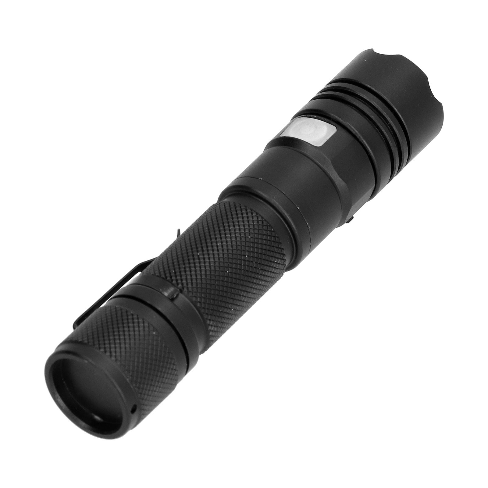 P50 LED Flashlight High Brightness LED Outdoor USB Rechargeable Aluminum Alloy view 4