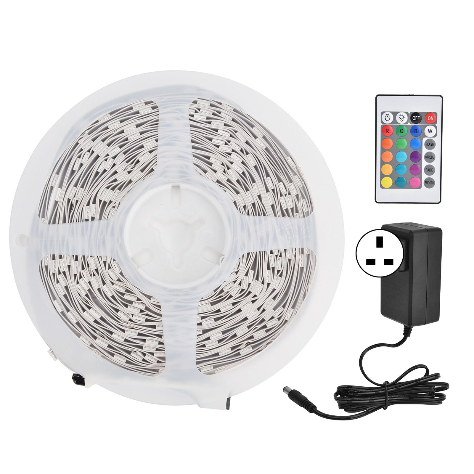 10m LEDstrip Light Set RGB Music Bluetooth APP 24-Key Control Intelligent Tape view 2