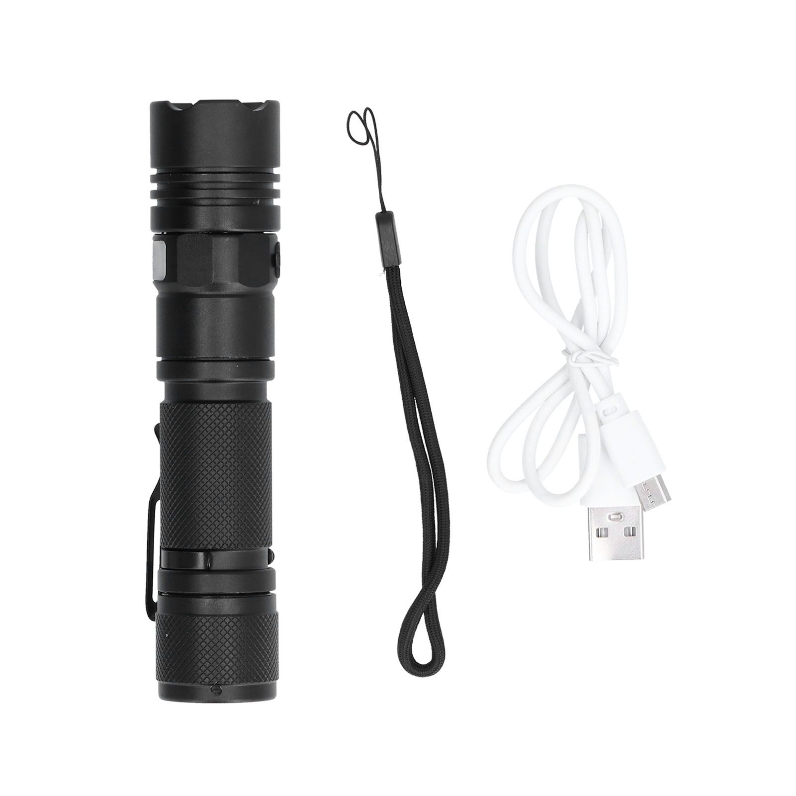 T6 Portable LED Flashlight Mini USB Charging Ultra Bright Flashlight for view 2