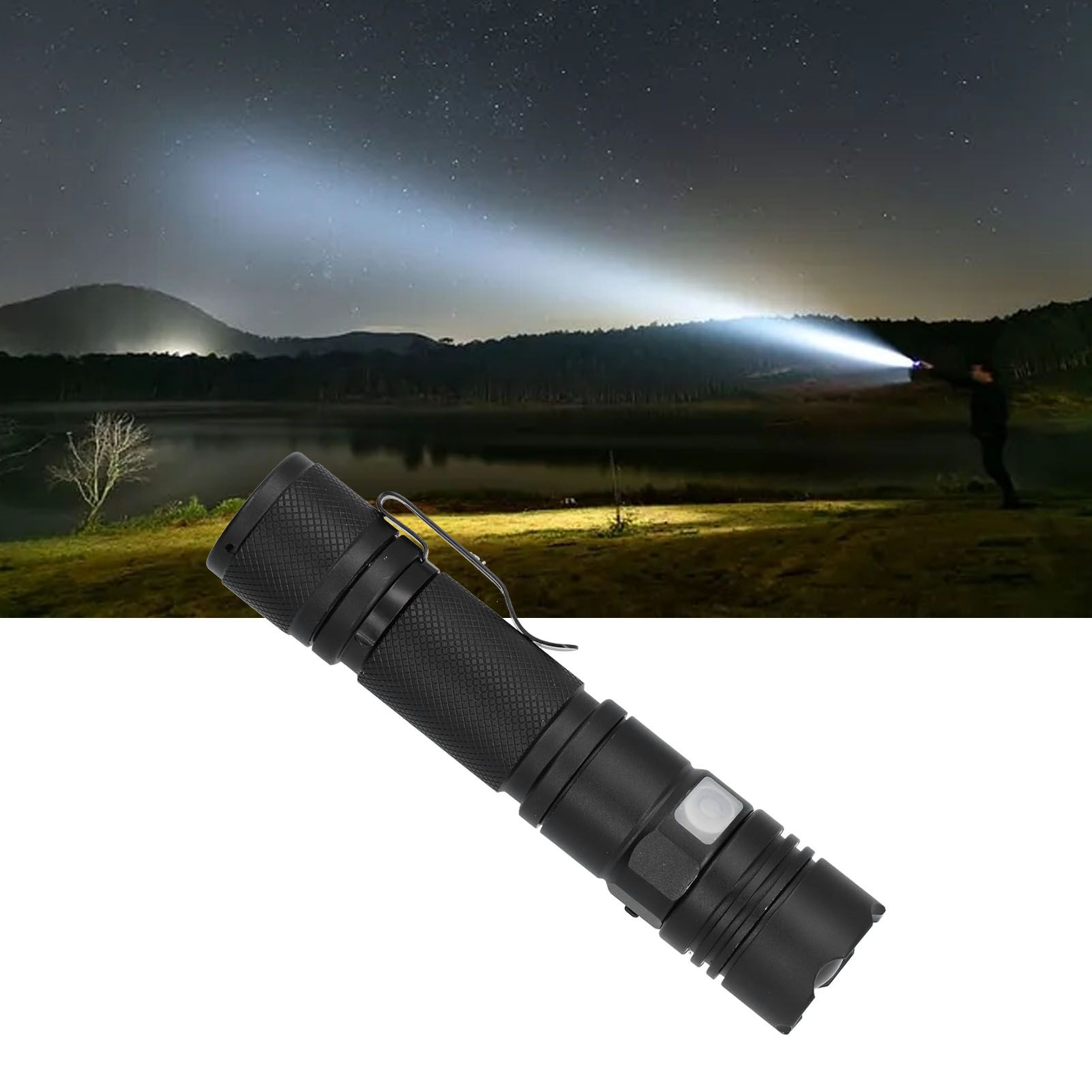 T6 Portable LED Flashlight Mini USB Charging Ultra Bright Flashlight for view 11