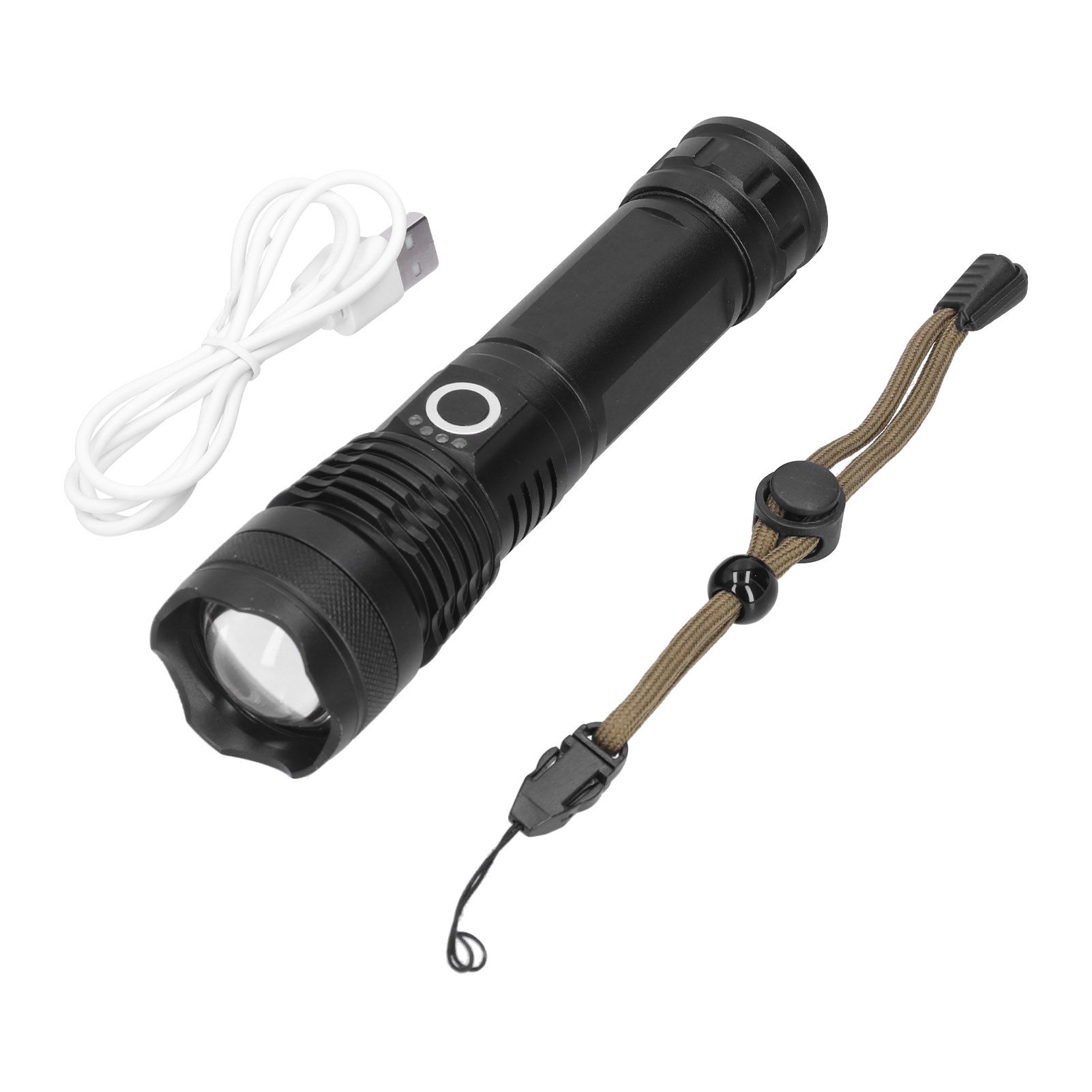 P50 LED Flashlight Battery Indicate USB Charging 20W Ultra Bright Flashlight view 3