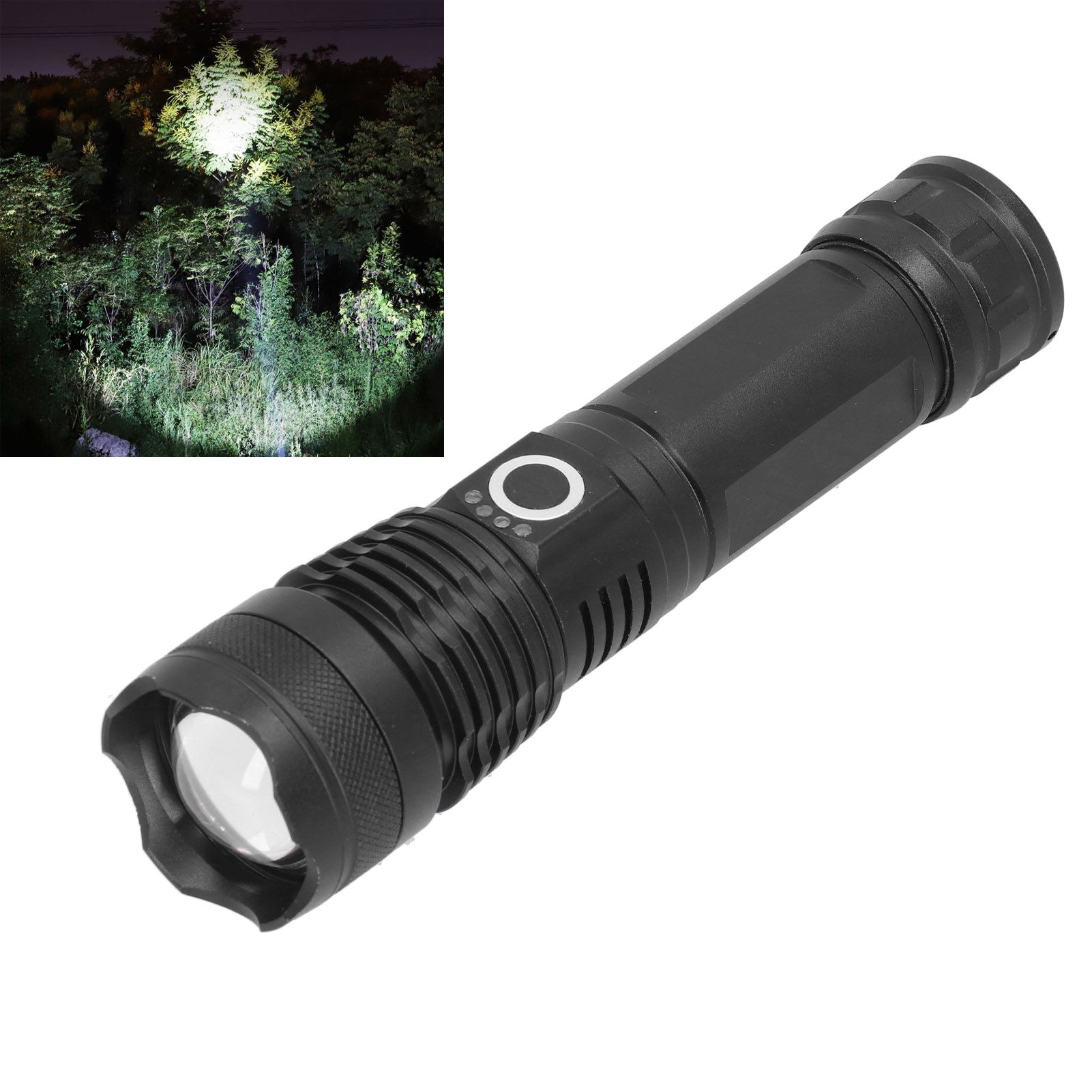 P50 LED Flashlight Battery Indicate USB Charging 20W Ultra Bright Flashlight view 12