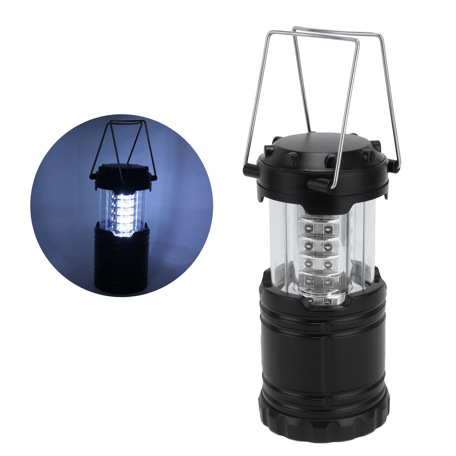 Portable Tent Light 30LEDs Battery Powered Camping Lamp Outdoor Searchlight view 2