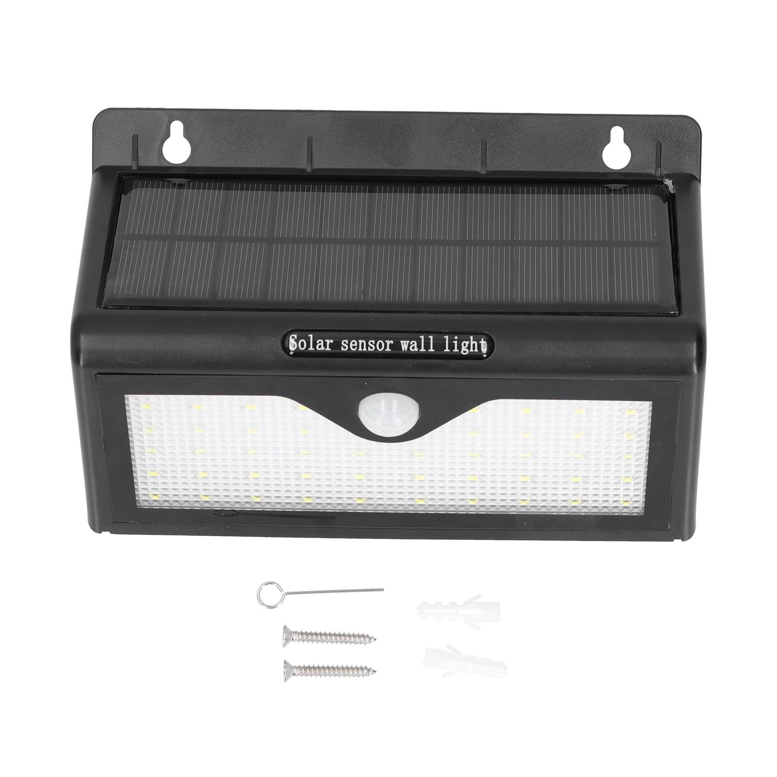 46LED Solar Wall Light Trigonal Body Infrared Sensor Waterproof Bright Durable view 2