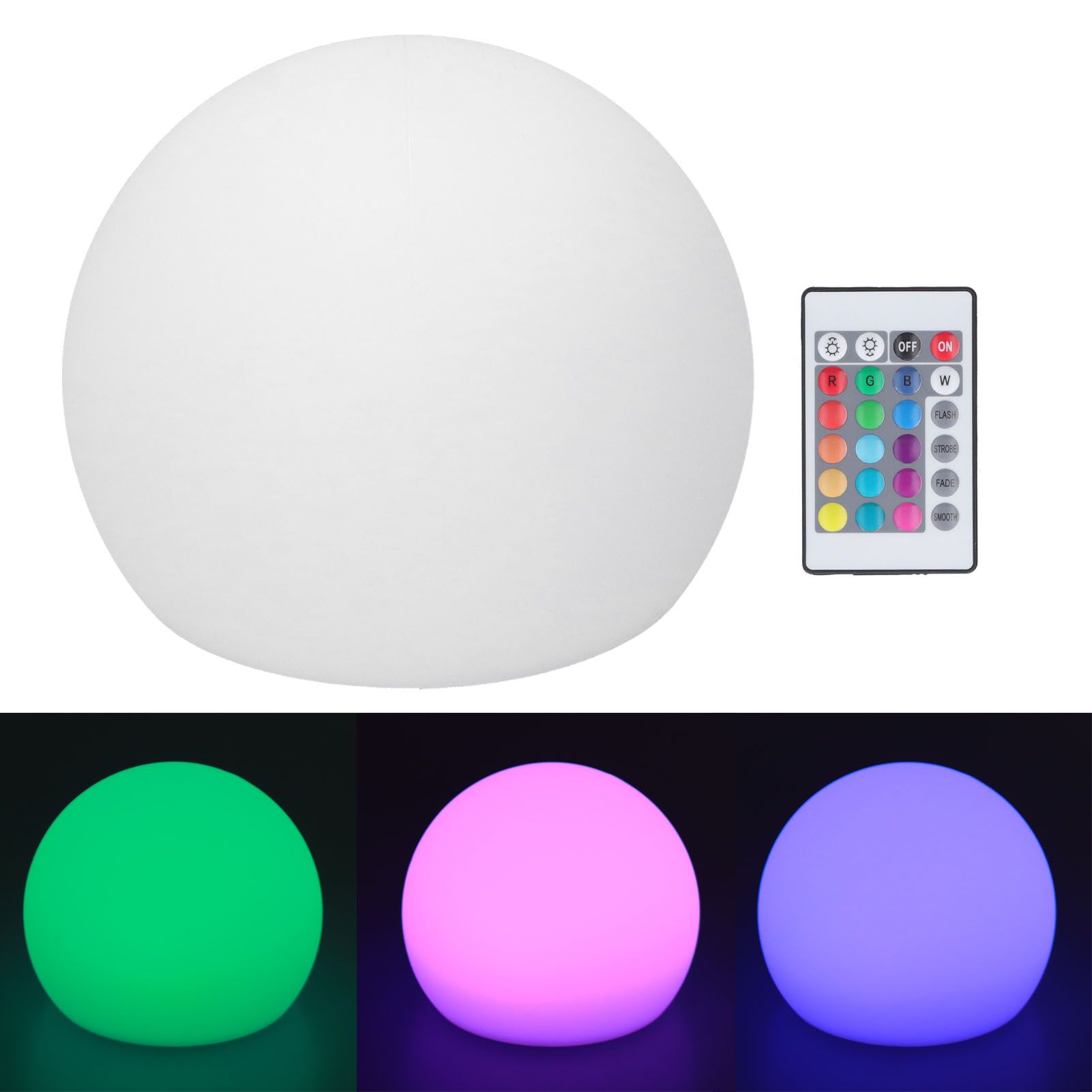 LED Ball Light RGBW Globe Lamp Night Light with 16 Color Dimmable 4 Modes 24 view 7