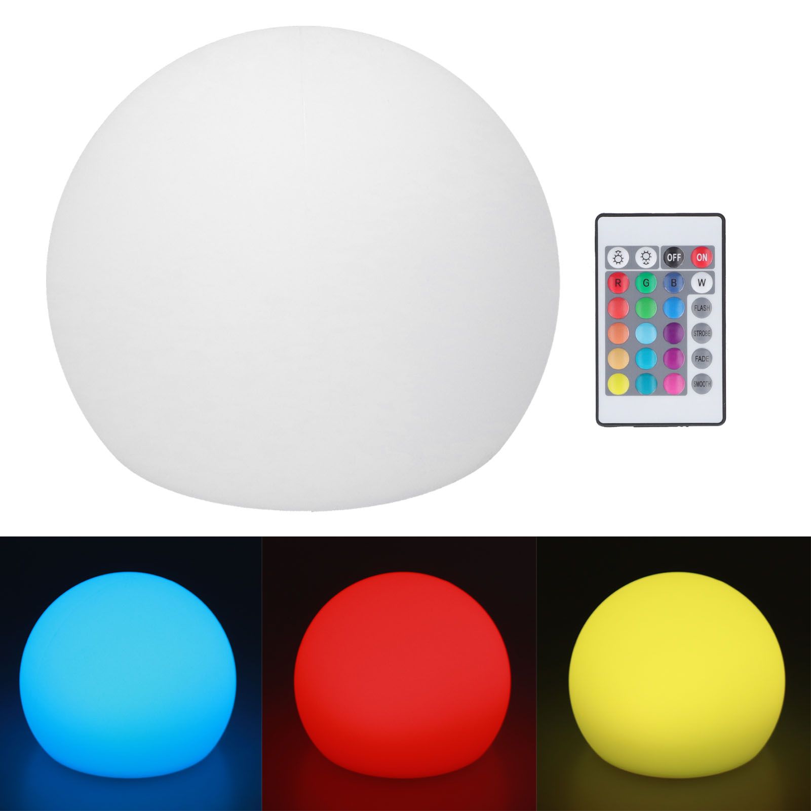 LED Ball Light RGBW Globe Lamp Night Light with 16 Color Dimmable 4 Modes 24 view 8
