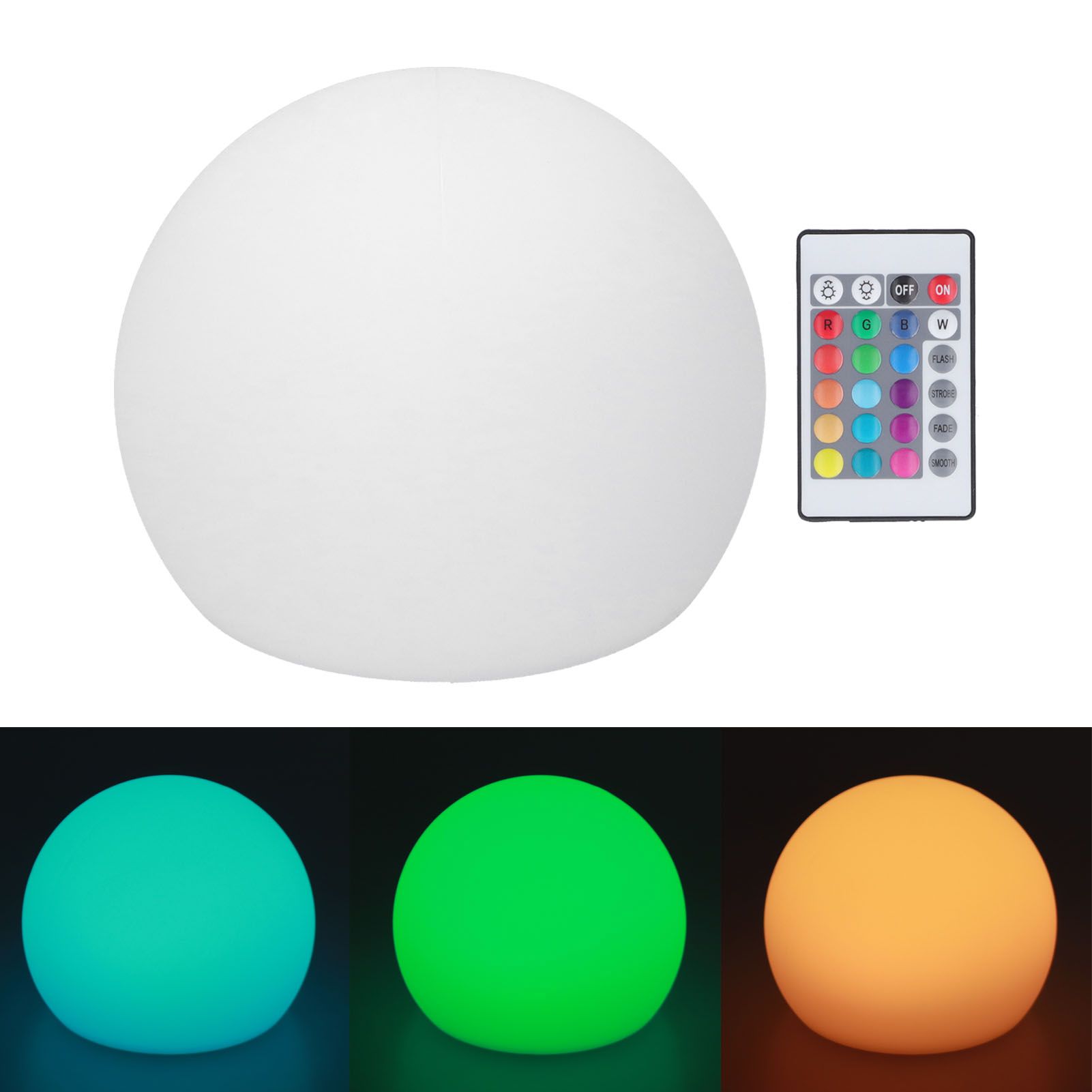LED Ball Light RGBW Globe Lamp Night Light with 16 Color Dimmable 4 Modes 24 view 9