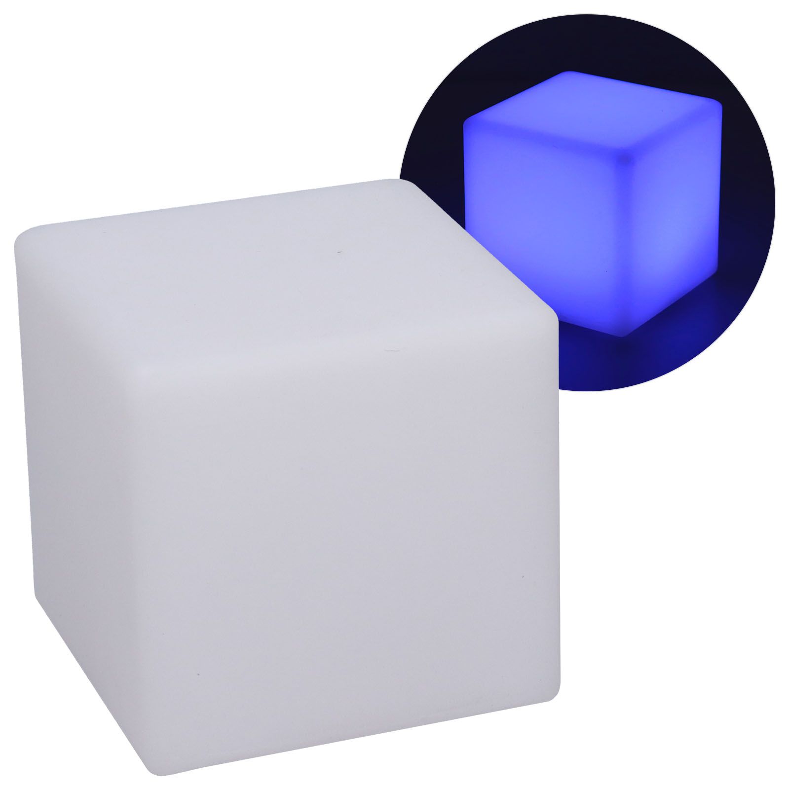 LED Cube Lamp Remote Control RGBW Adjustable 16‑Color 4‑Mode Durable Night view 5