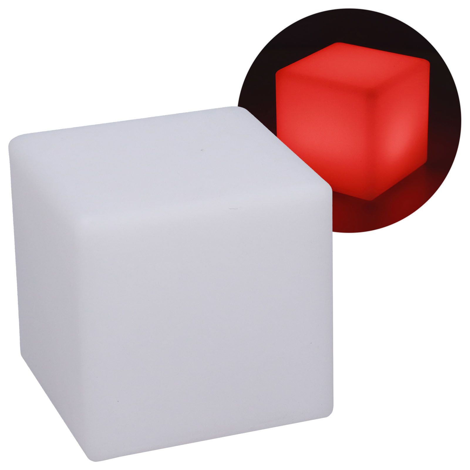 LED Cube Lamp Remote Control RGBW Adjustable 16‑Color 4‑Mode Durable Night view 7
