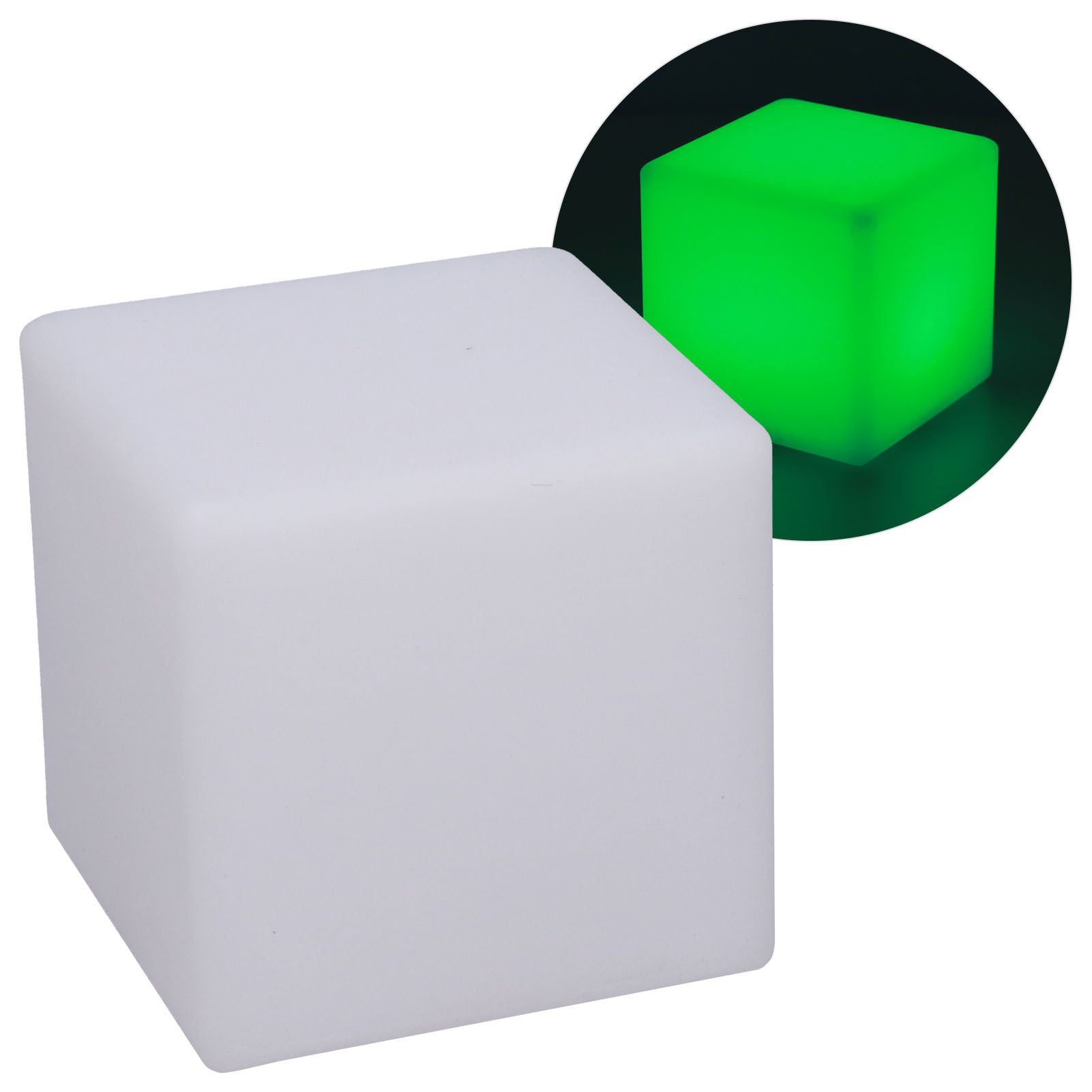LED Cube Lamp Remote Control RGBW Adjustable 16‑Color 4‑Mode Durable Night view 8