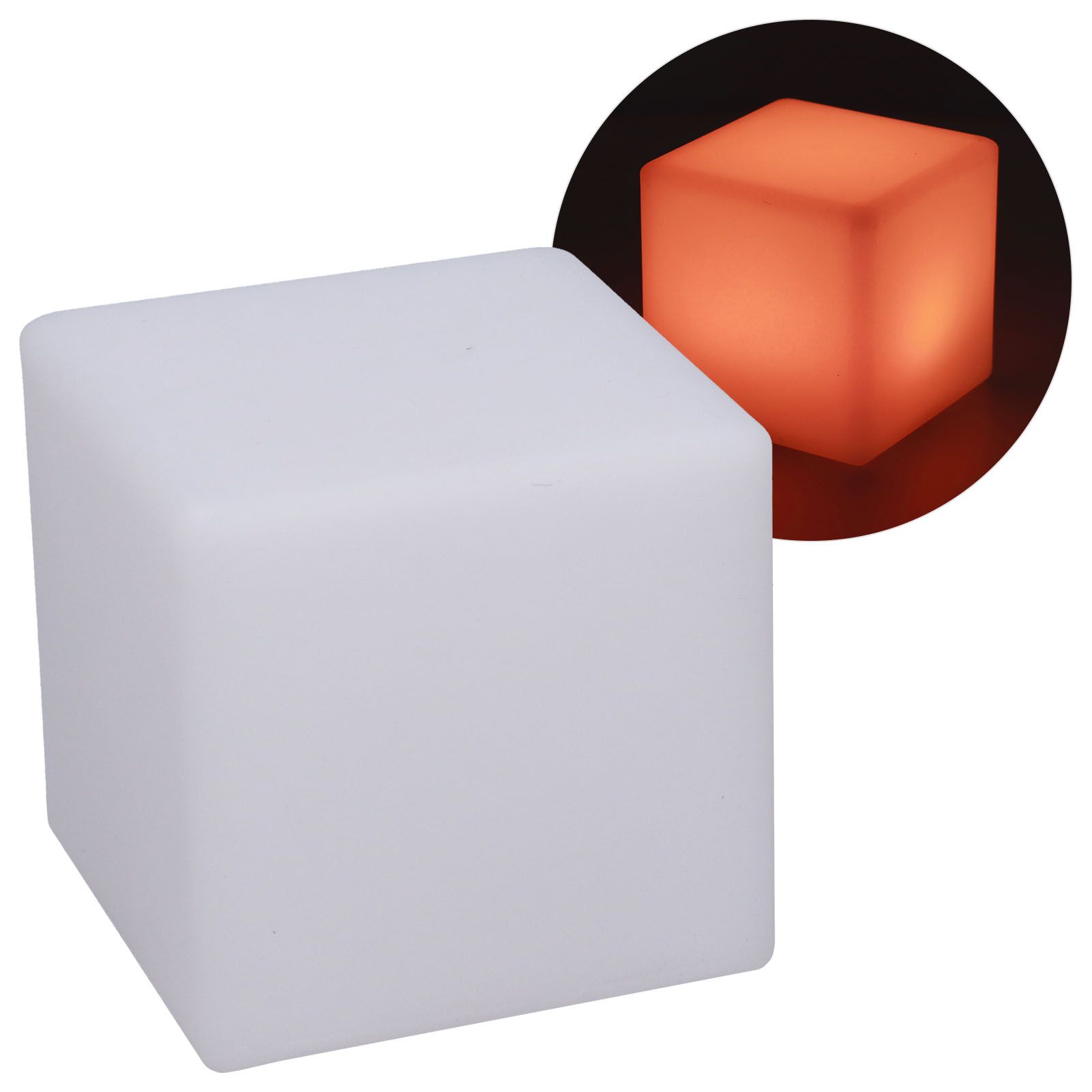 LED Cube Lamp Remote Control RGBW Adjustable 16‑Color 4‑Mode Durable Night view 10