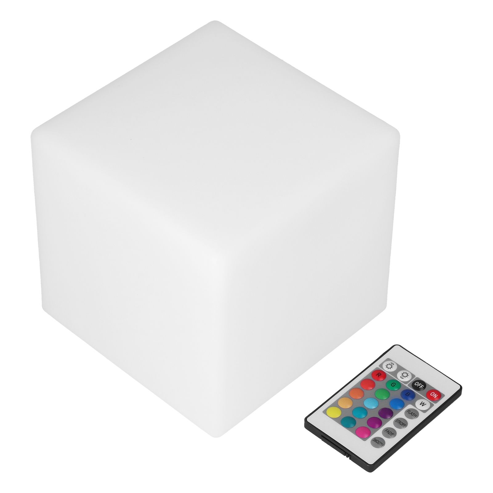 LED Cube Light 16‑Color 4‑Mode Mood Lamp Night Light with Remote Control for view 2