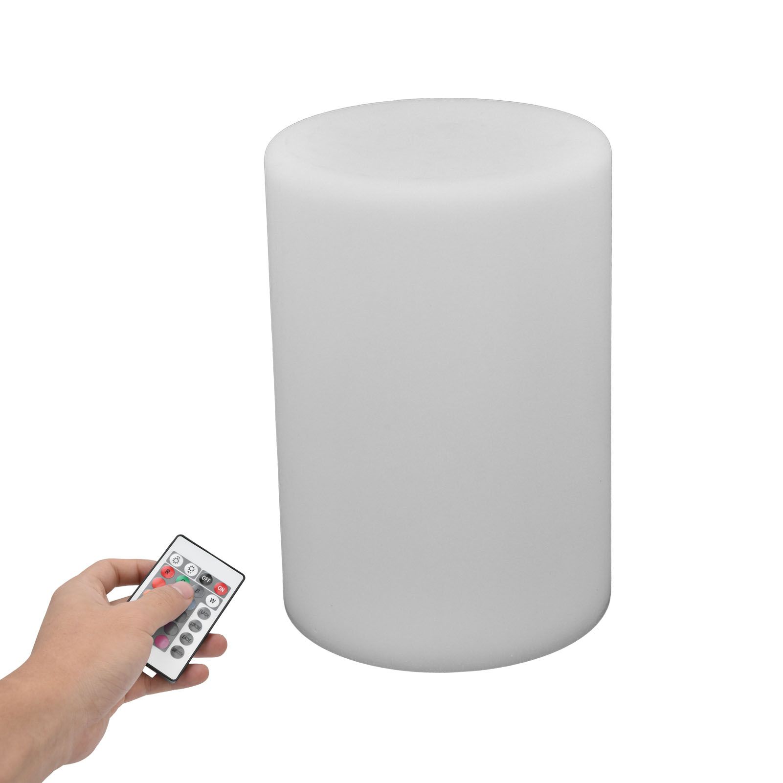 Remote Control LED Night Lamp 16 Color 4 Mode RGBW Cylindrical Desk Lamp for view 4