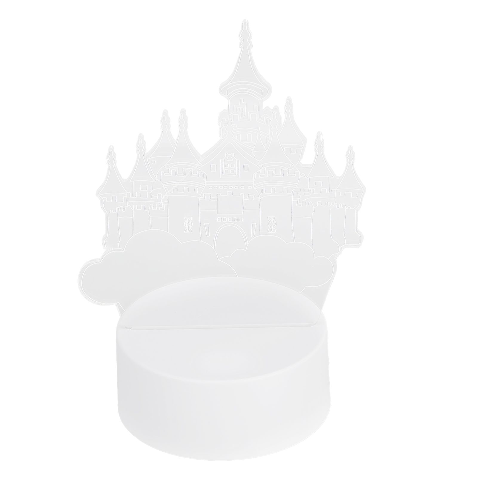 3Dimensional USB Night Light LED Castle Decorative Lamp for Holiday Gifts — image 1
