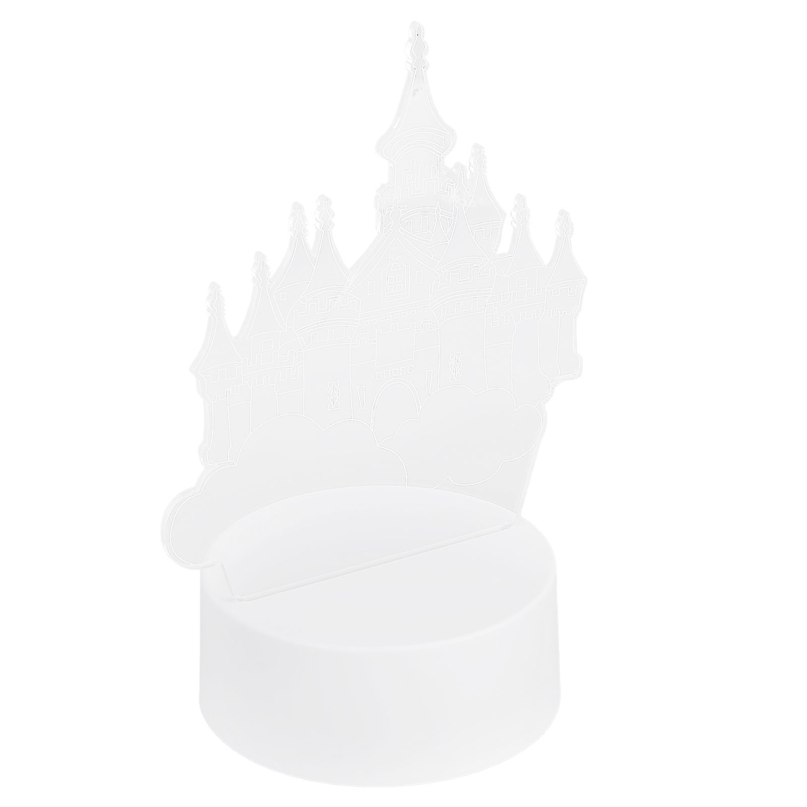 3Dimensional USB Night Light LED Castle Decorative Lamp for Holiday Gifts view 5
