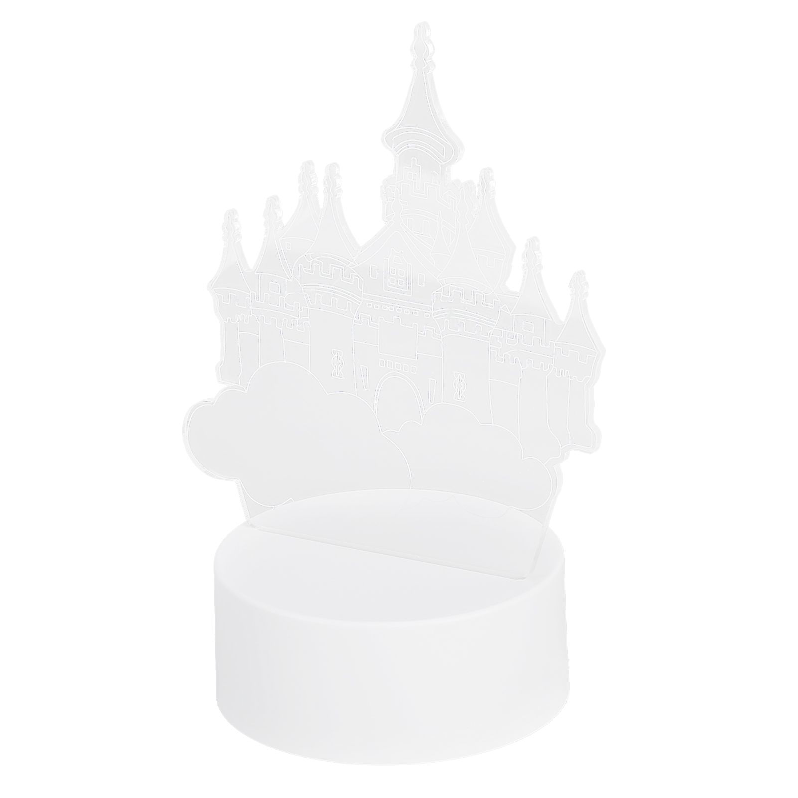3Dimensional USB Night Light LED Castle Decorative Lamp for Holiday Gifts view 8