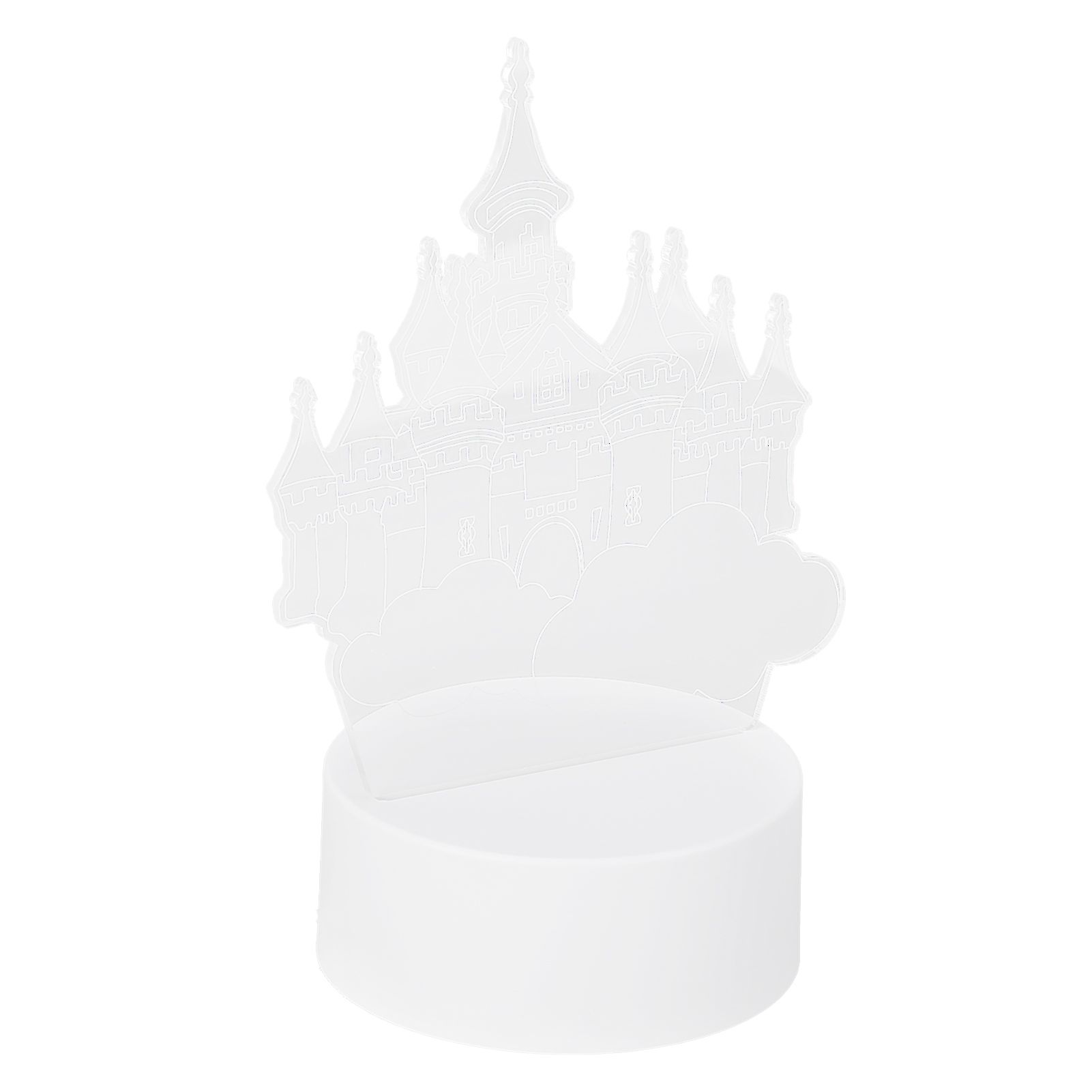 3Dimensional USB Night Light LED Castle Decorative Lamp for Holiday Gifts view 10