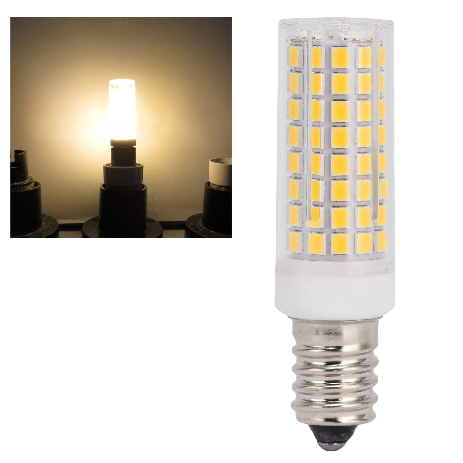 E14 Corn Bulb 1000LM 102LED Dimmable Light Bulb No Flicker for Chandelier view 11