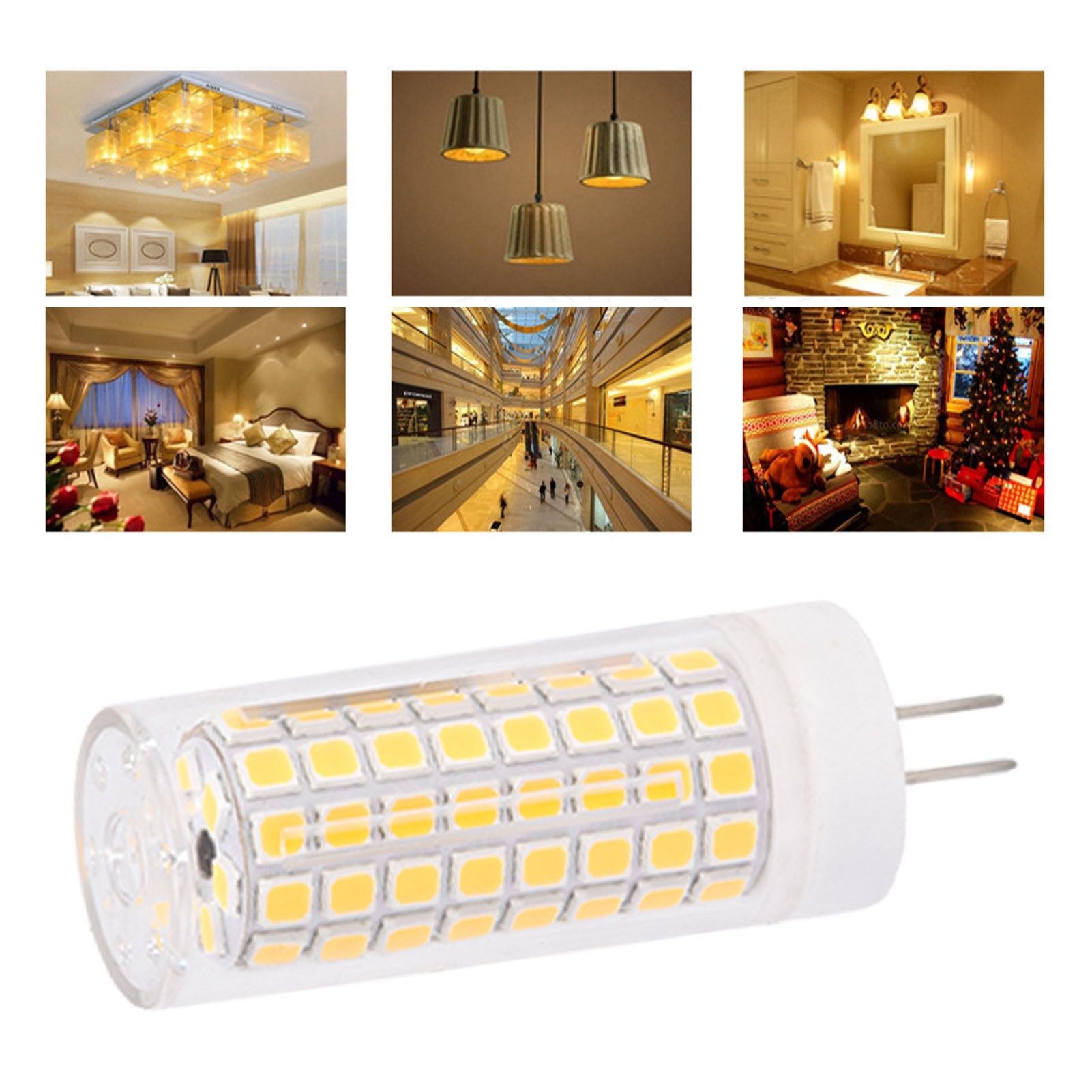 G4 Dimmable Bulb 360° Lighting 1000LM 102LED 2835 Light Bulb Replacement for view 11