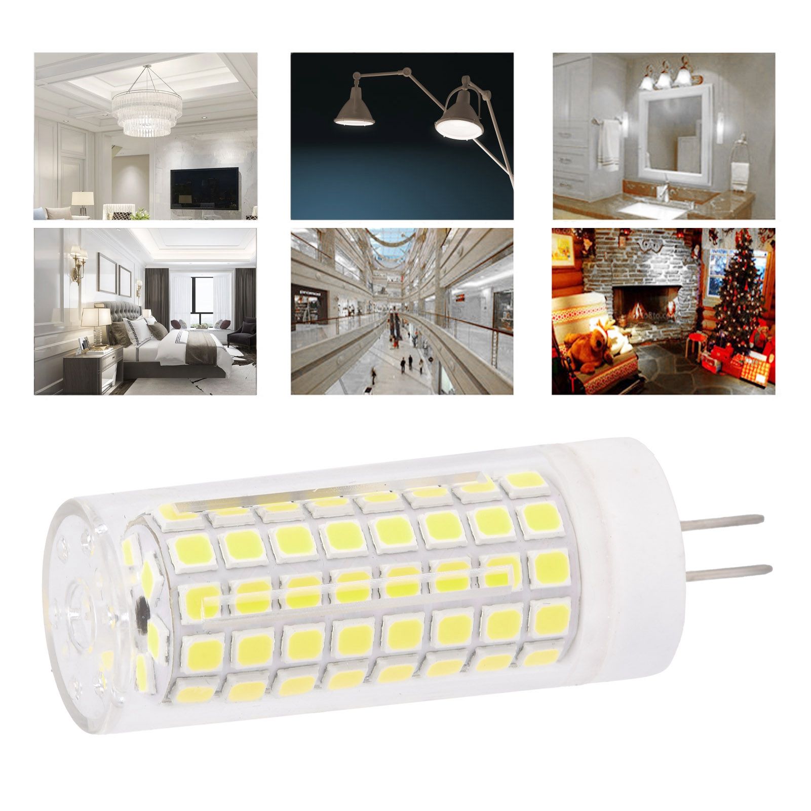 G4 Dimmable Bulb 360° Lighting 1000LM 102LED 2835 Light Bulb Replacement for view 11