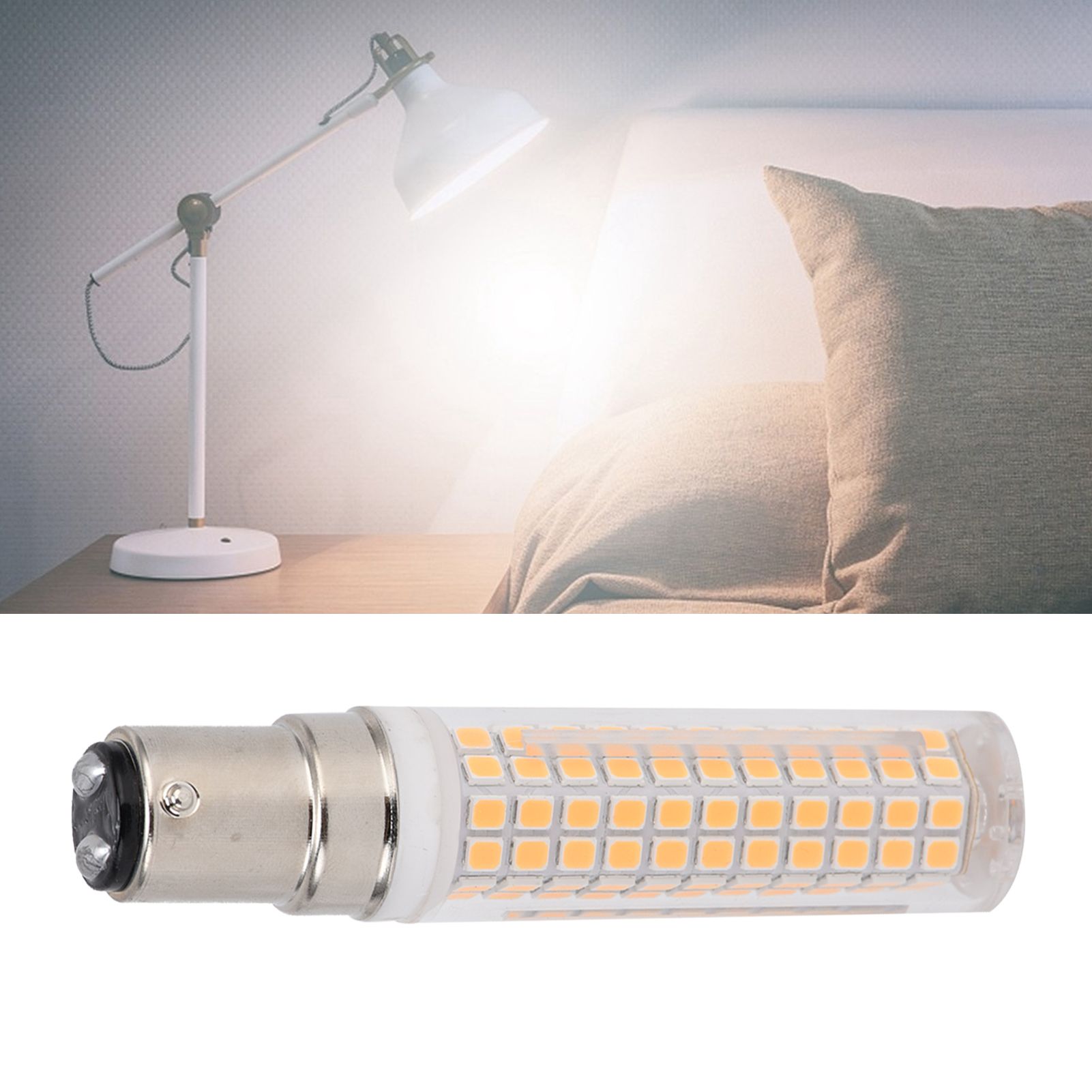 BA15D Bulb LED Corn Lamp 1500LM 136LED Dimmable Light Bulb for Chandelier view 11