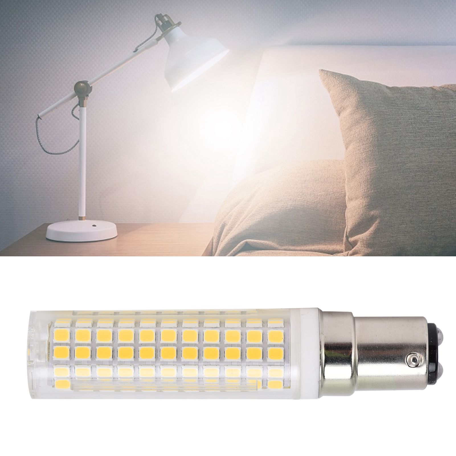 BA15D Bulb LED Corn Lamp 1500LM 136LED Dimmable Light Bulb for Chandelier view 11