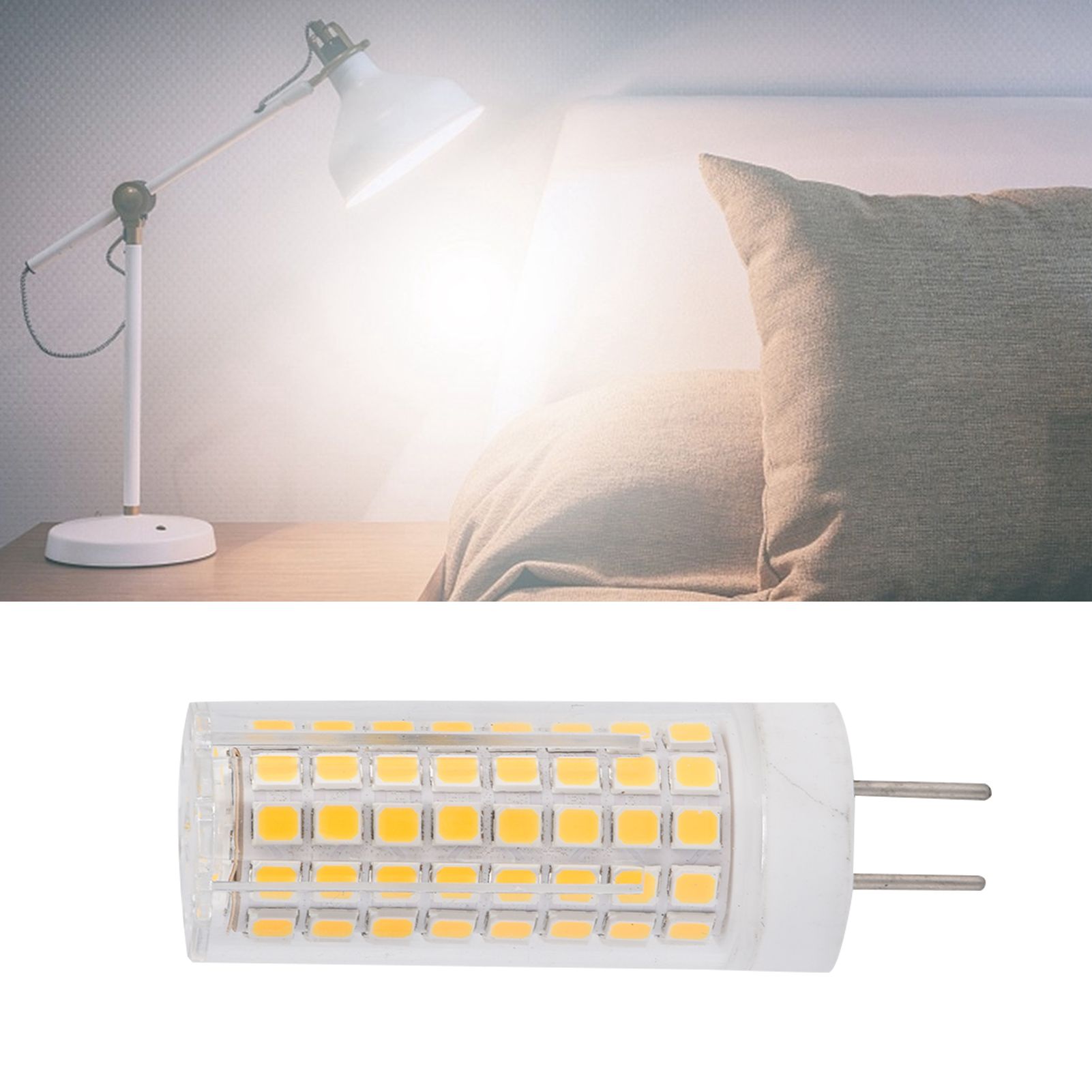 G8 Bulb LED Corn Lamp 1000LM 102LED Dimmable Light Bulb for Chandelier Ceiling view 11
