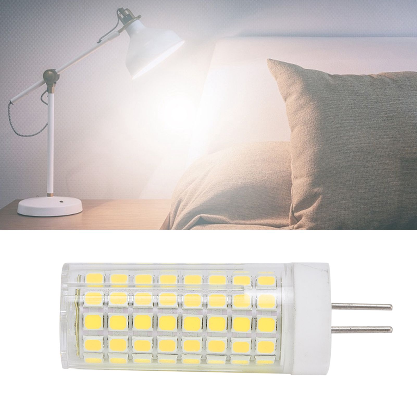 G8 Bulb LED Corn Lamp 1000LM 102LED Dimmable Light Bulb for Chandelier Ceiling view 11
