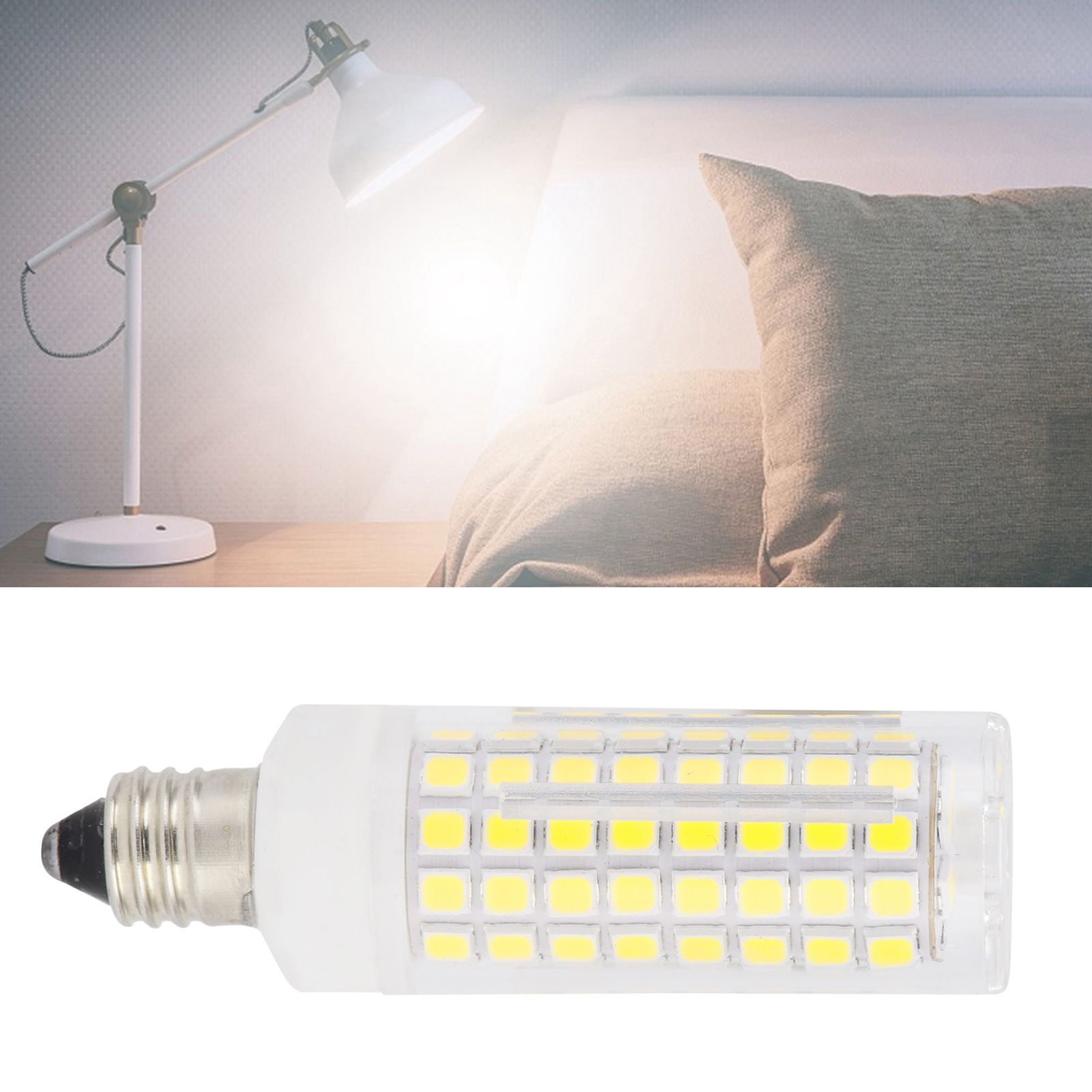 E11 LED Bulb 1000LM 102LED Dimmable Replacement Bulb for Chandelier Ceiling view 12