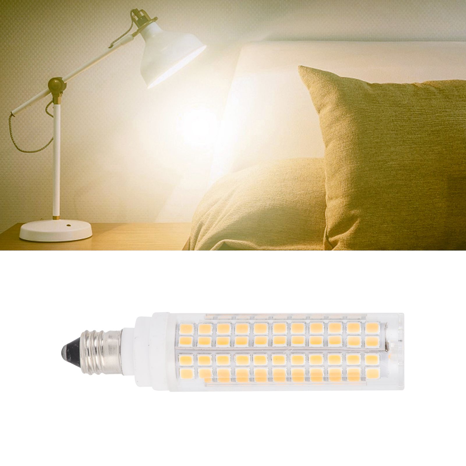 E11 LED Bulb 1200LM 136LED Dimmable Replacement Bulb for Chandelier Ceiling view 11