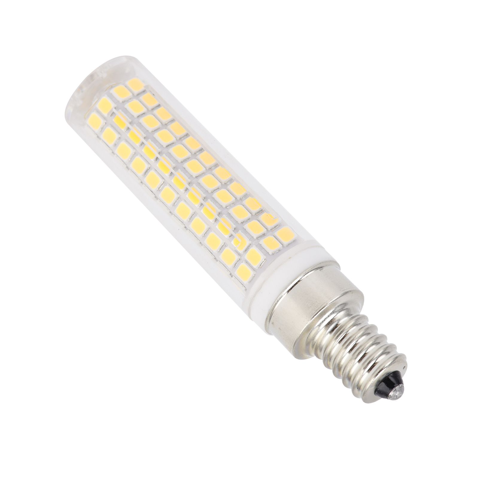 E12 Bulb LED Corn Lamp 1200LM 136LED Dimmable Bulb for Chandelier Ceiling