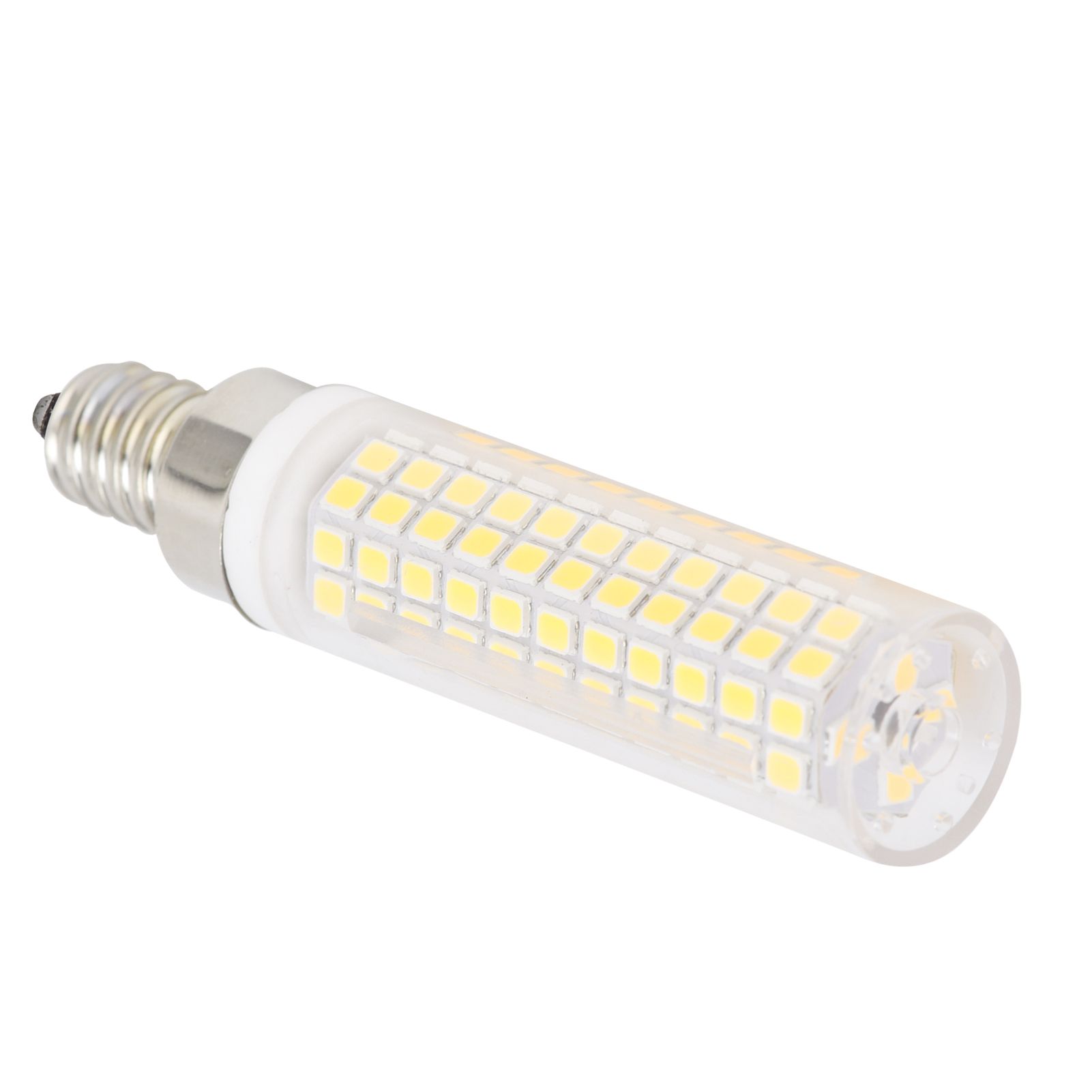 E12 Bulb LED Corn Lamp 1200LM 136LED Dimmable Bulb for Chandelier Ceiling view 7
