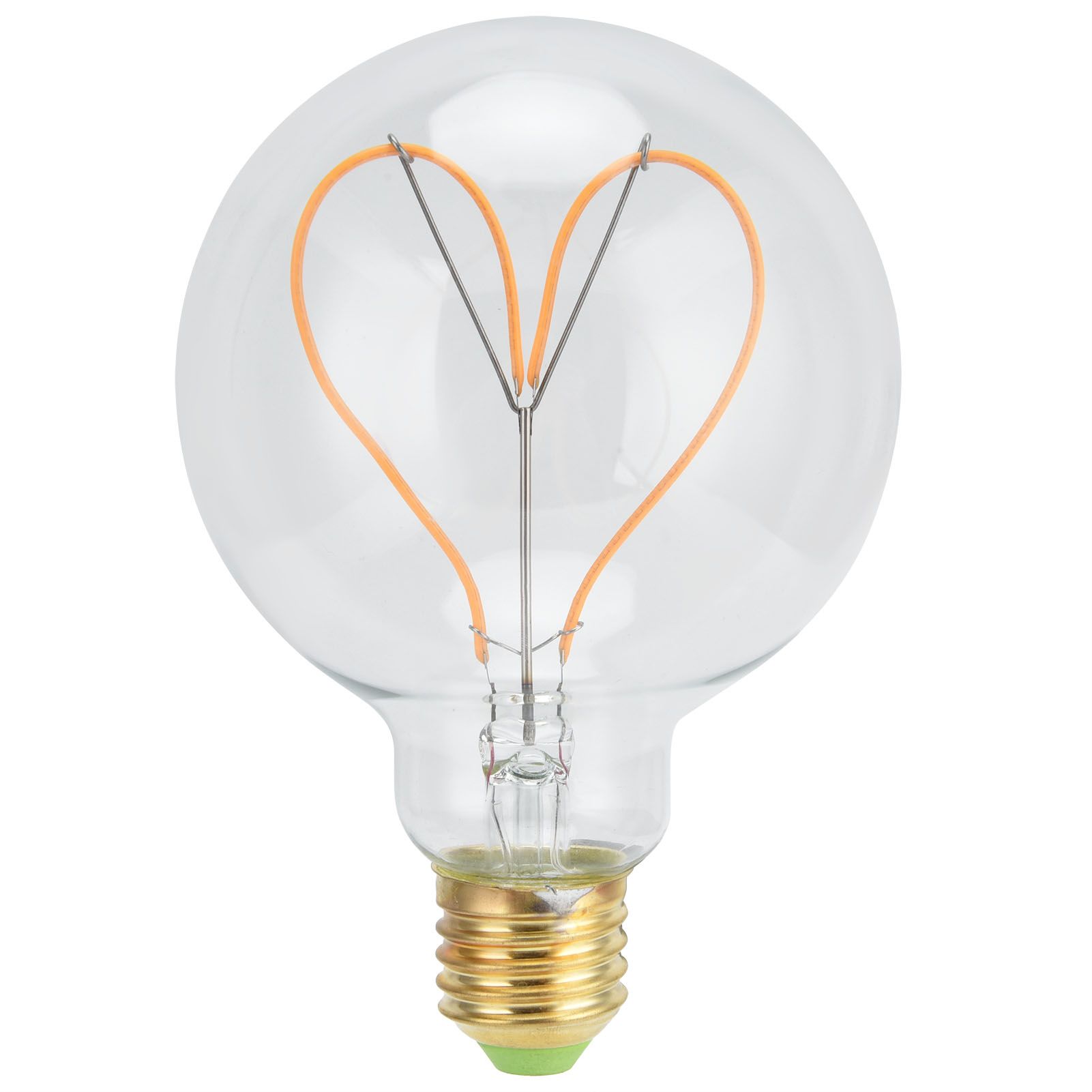 G95 Heart Shaped LED Retro Bulb E27 4W 110V Dimmable Light Bulb for Bedroom view 2