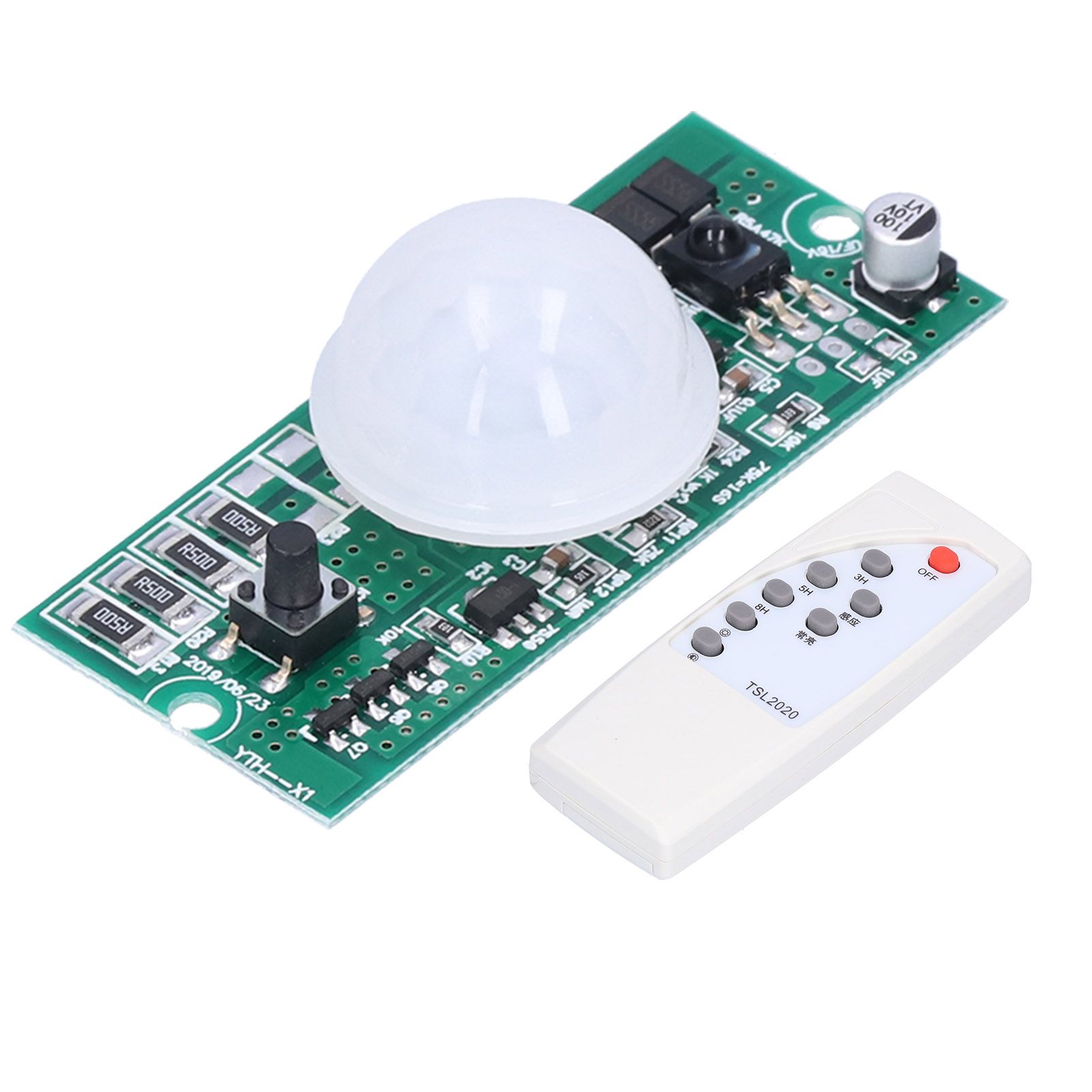 Remote Control Solar Circuit Board Human Body Induction 3.2V/3.7V Street Lamp view 3