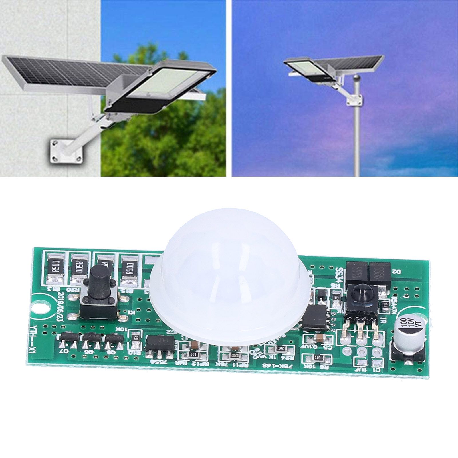 Remote Control Solar Circuit Board Human Body Induction 3.2V/3.7V Street Lamp view 12