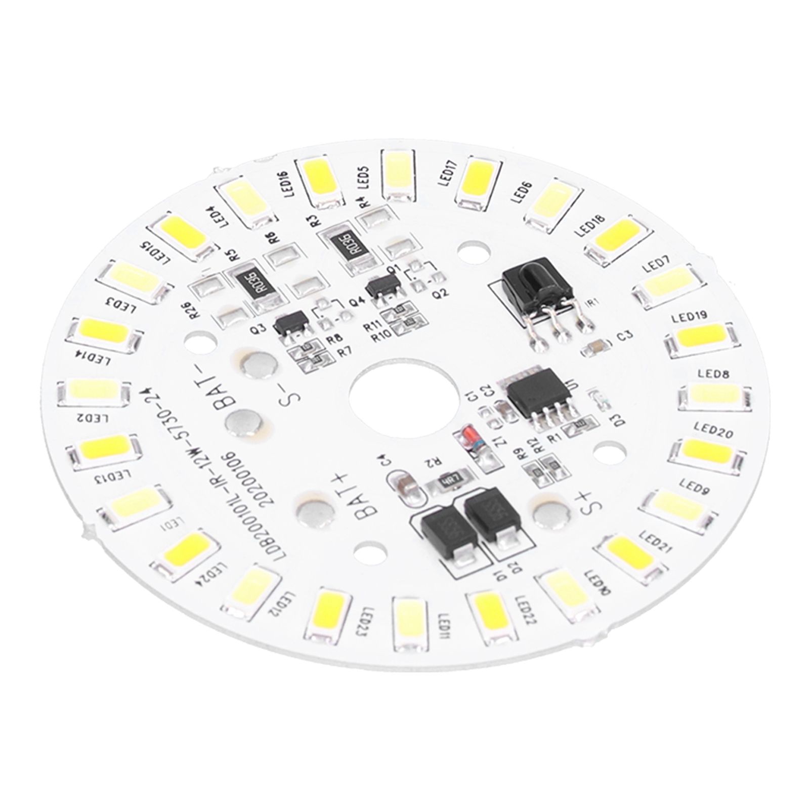 12W 24LED Ceiling Lamp Panel 3.2V/3.7V White Warm Light Source with Remote