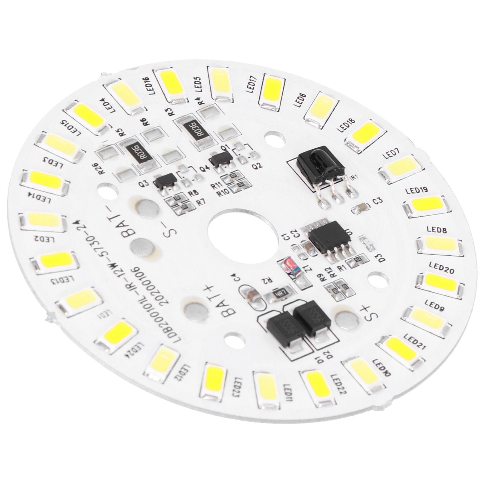 12W 24LED Ceiling Lamp Panel 3.2V/3.7V White Warm Light Source with Remote view 5