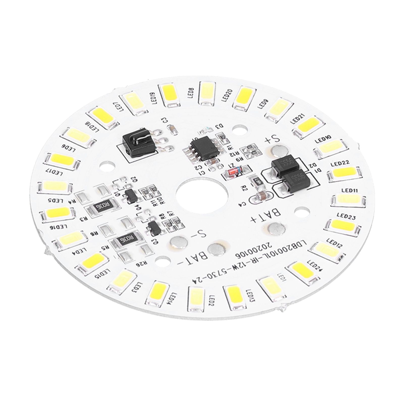 12W 24LED Ceiling Lamp Panel 3.2V/3.7V White Warm Light Source with Remote view 11