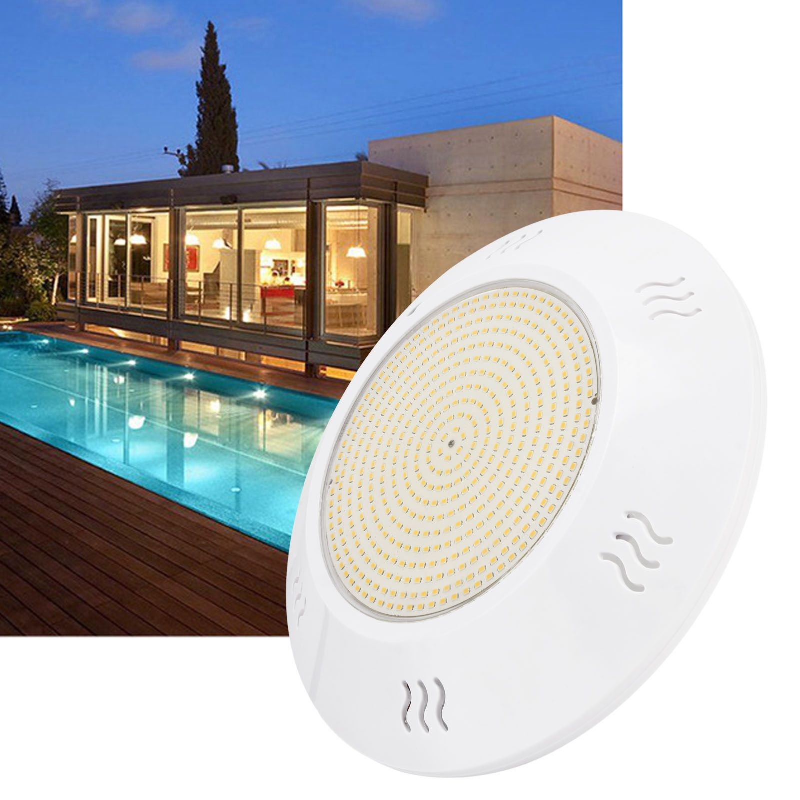 SMD 2835 LED Pool Light IP68 FullResin Glued WallMounted Underwater Light for view 12