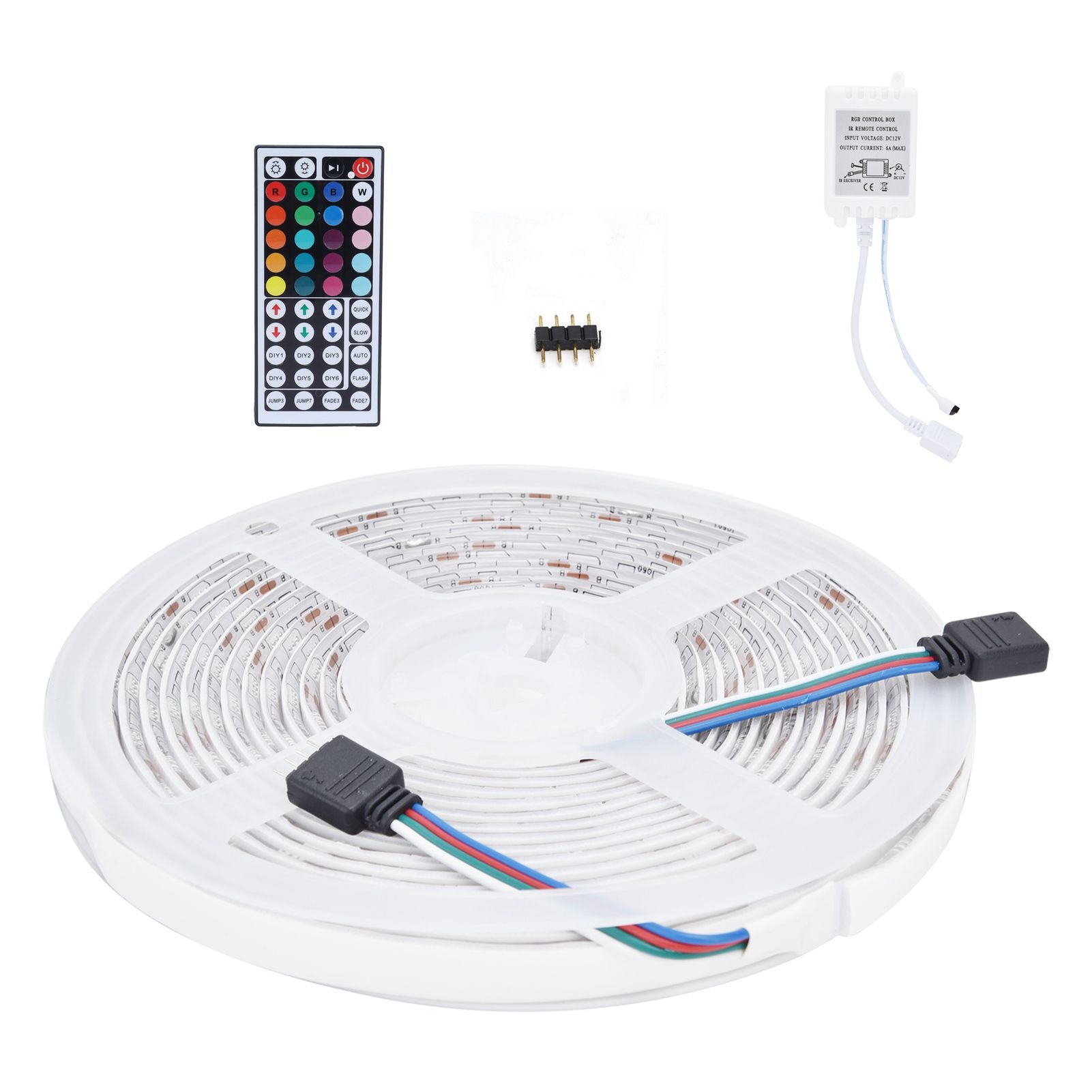 16.4ft LED Strip Light Remote Control 44‑Key Adjustable 5050 300LEDs RGBW view 8