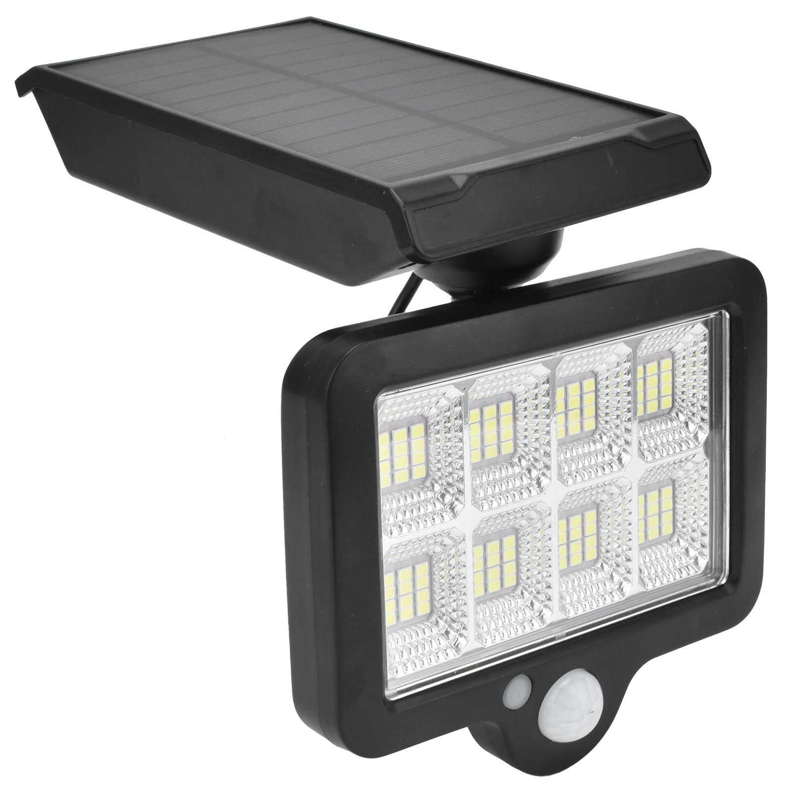 Solar Human Body Induction Light Waterproof 96LED Solar Wall Lamp with Remote view 9