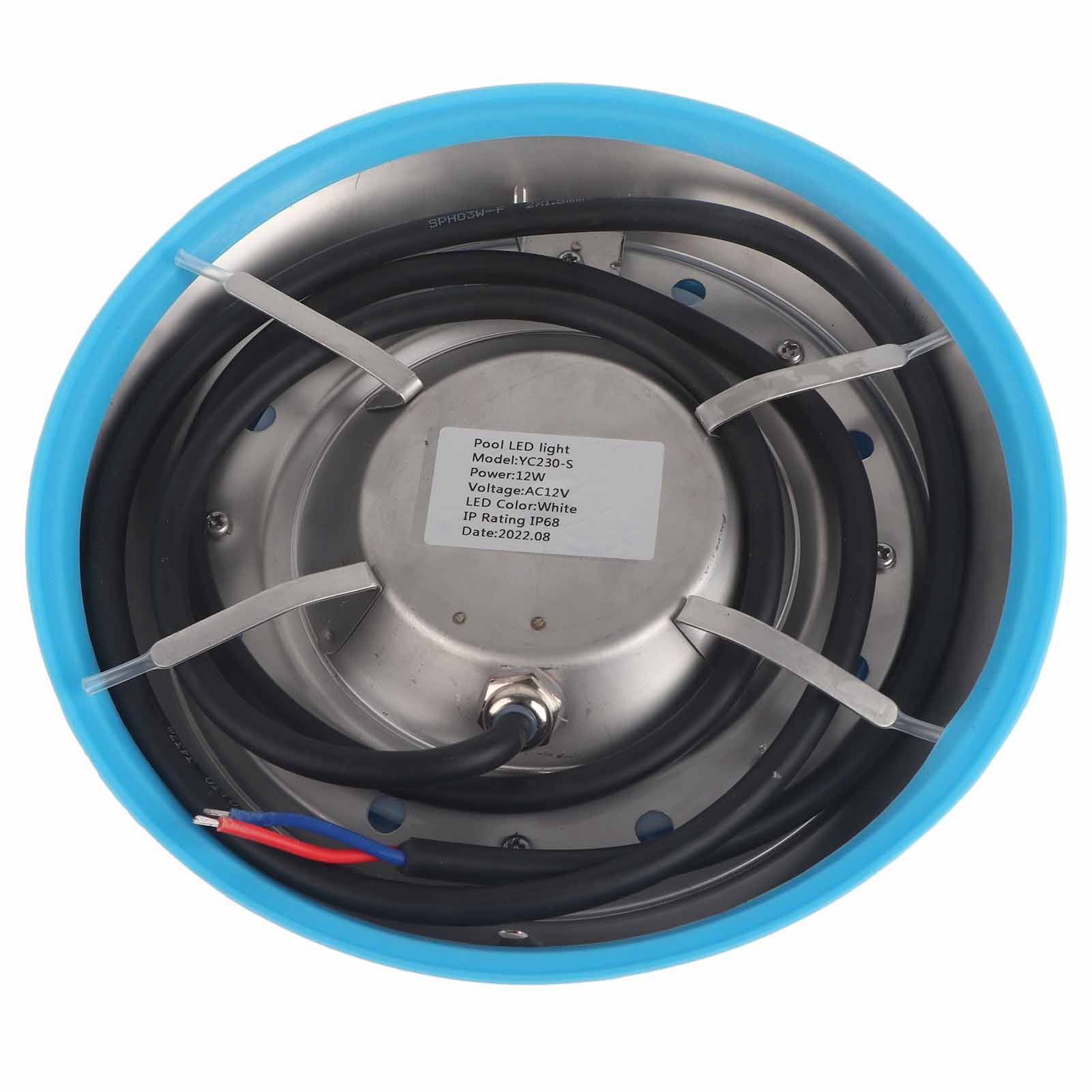 LED Swimming Pool Light Stainless Steel Rainproof Underwater Wall Lamp for view 9