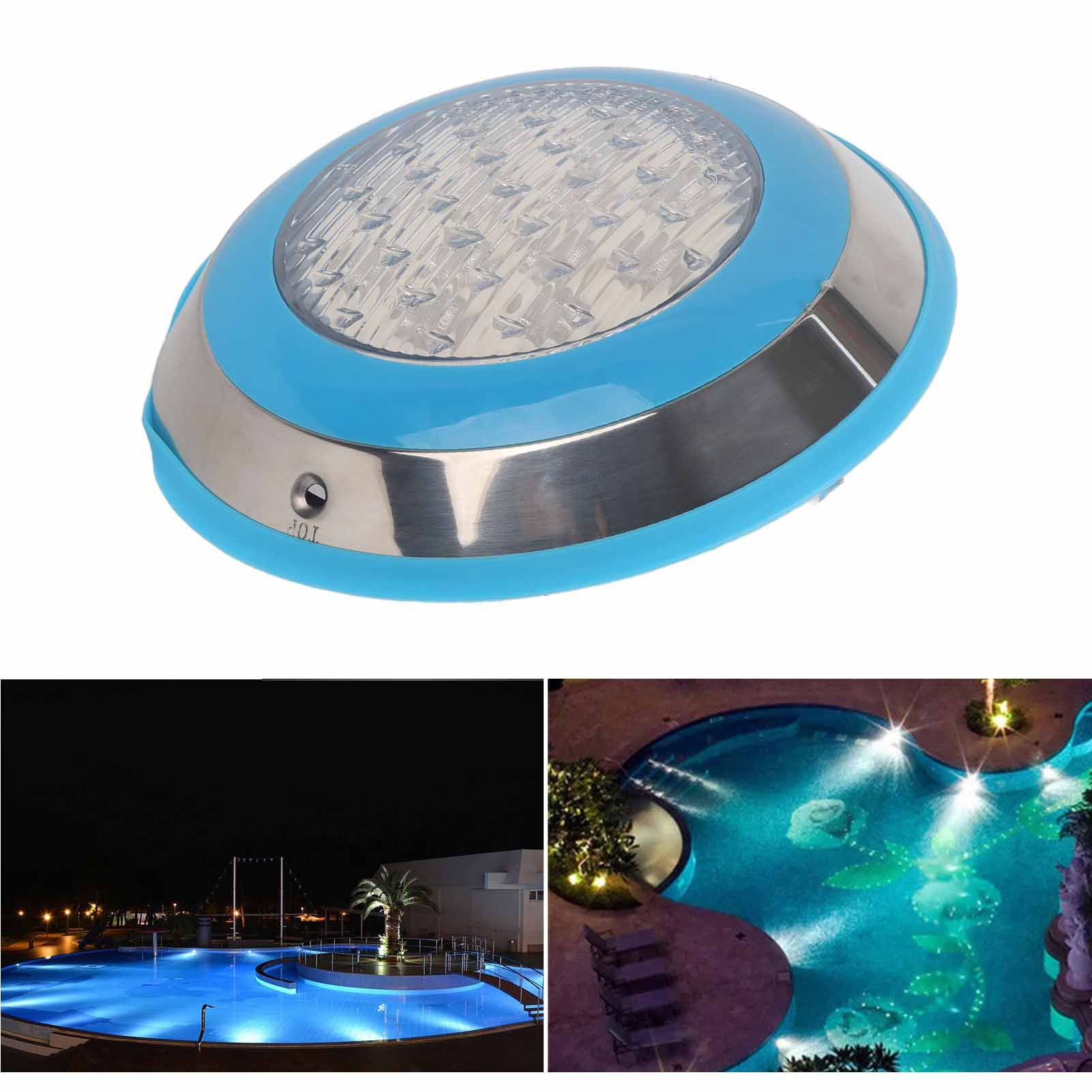 LED Swimming Pool Light Stainless Steel Rainproof Underwater Wall Lamp for view 11