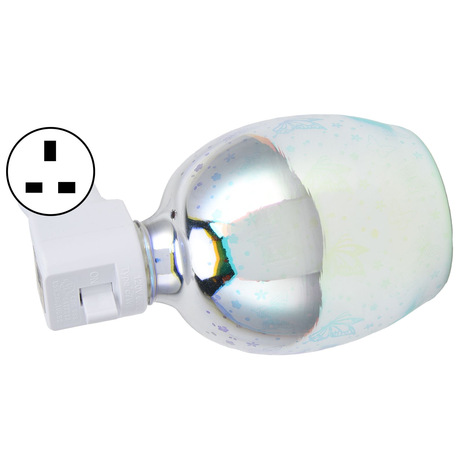 3D Plug In Wax Warmer Electric Smokeless Candle Melter Night Light for Bedroom view 8