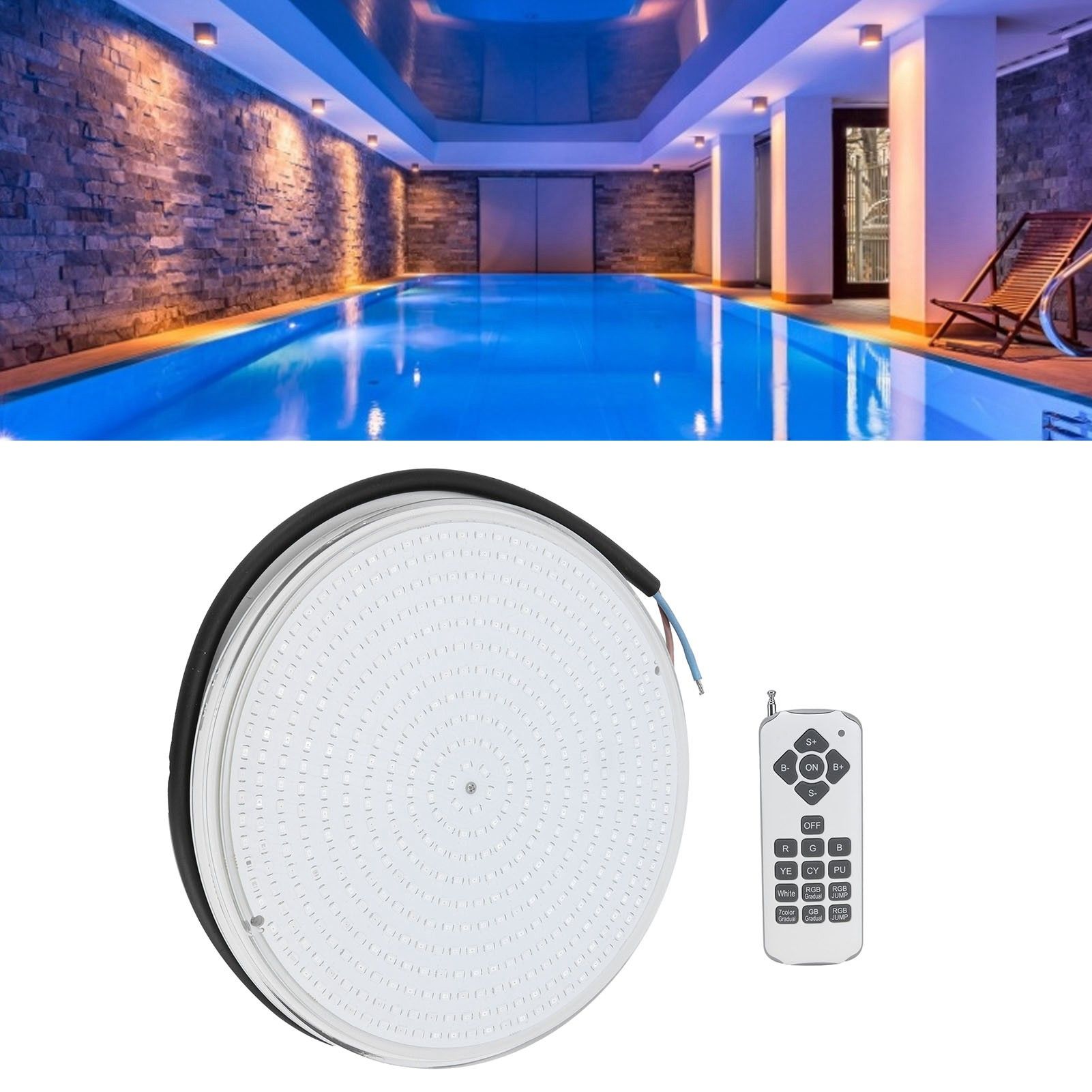 Colorful Swimming Pool Light IP68 Waterproof Underwater Lamp Replacement for view 12