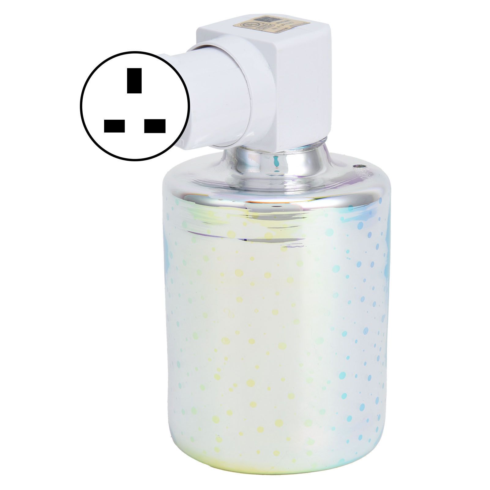 3D Electric Candle Melter Cylinder Shape Smokeless Wax Warmer Night Light for