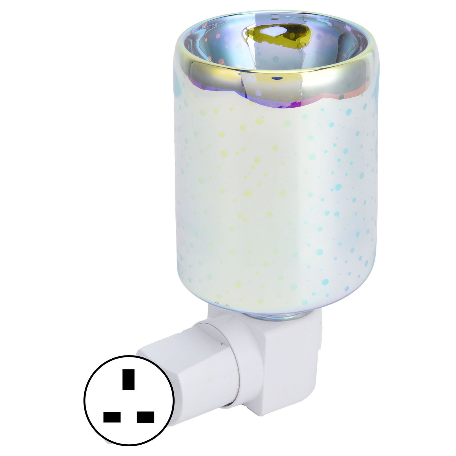 3D Electric Candle Melter Cylinder Shape Smokeless Wax Warmer Night Light for view 2