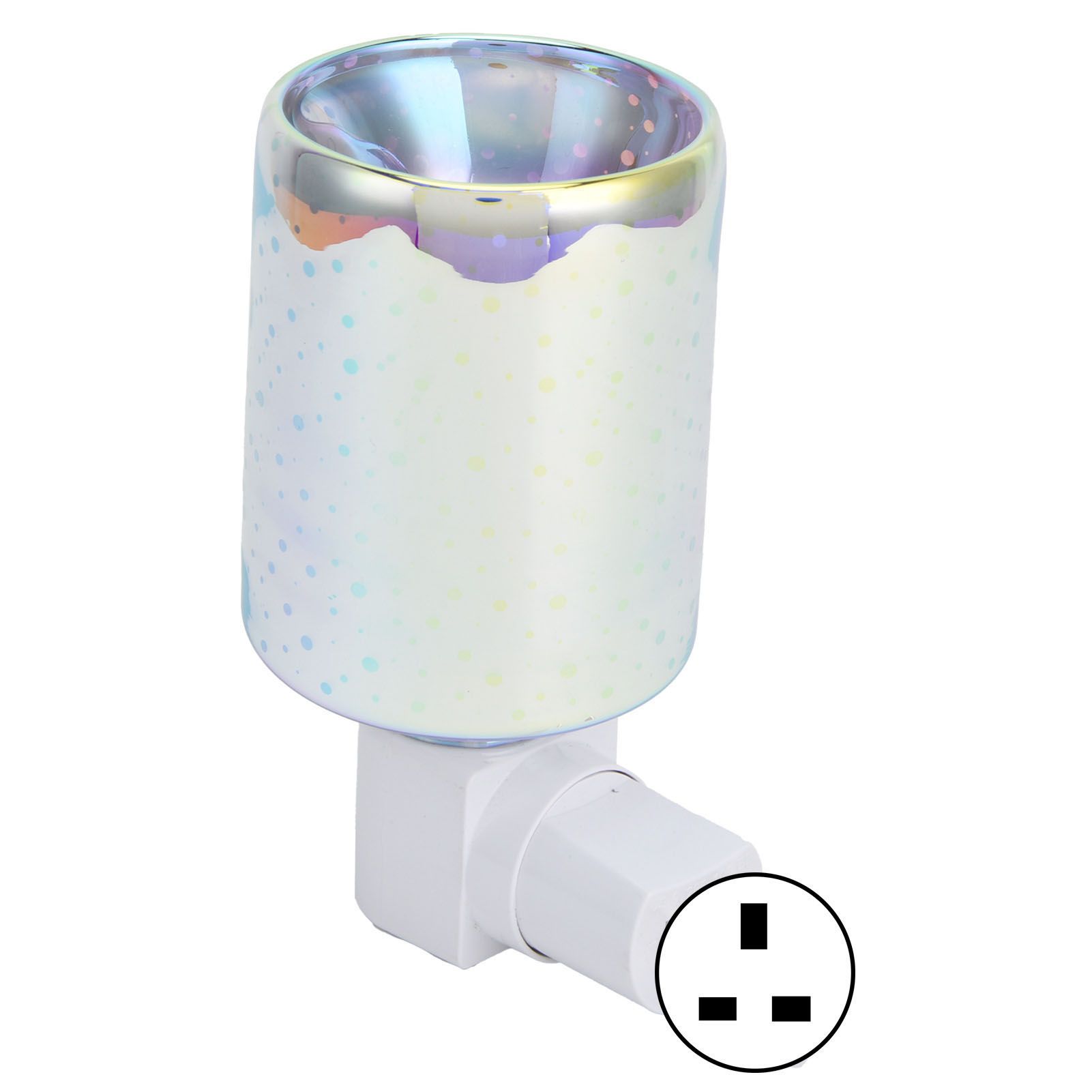 3D Electric Candle Melter Cylinder Shape Smokeless Wax Warmer Night Light for view 3
