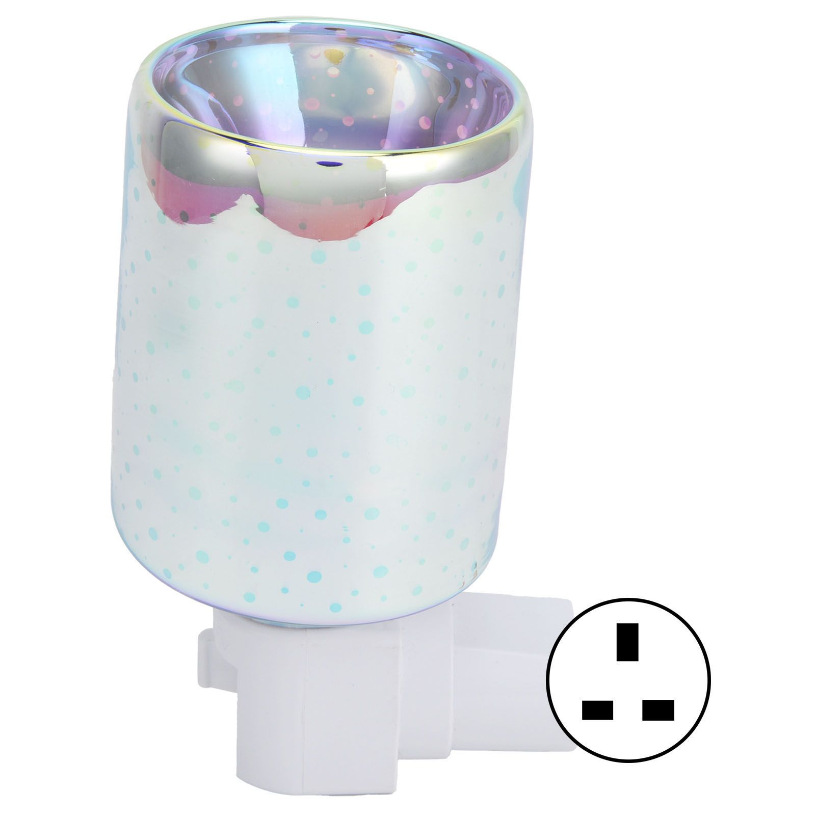 3D Electric Candle Melter Cylinder Shape Smokeless Wax Warmer Night Light for view 4