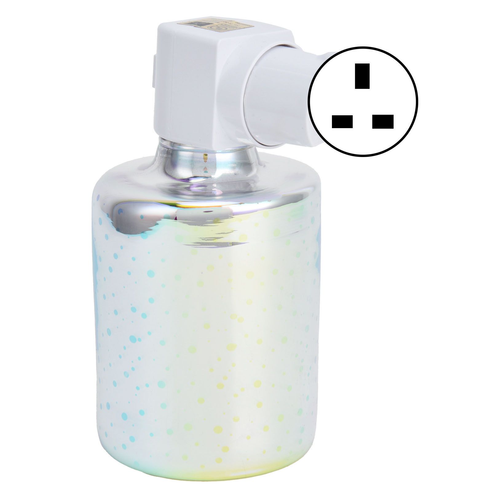 3D Electric Candle Melter Cylinder Shape Smokeless Wax Warmer Night Light for view 5